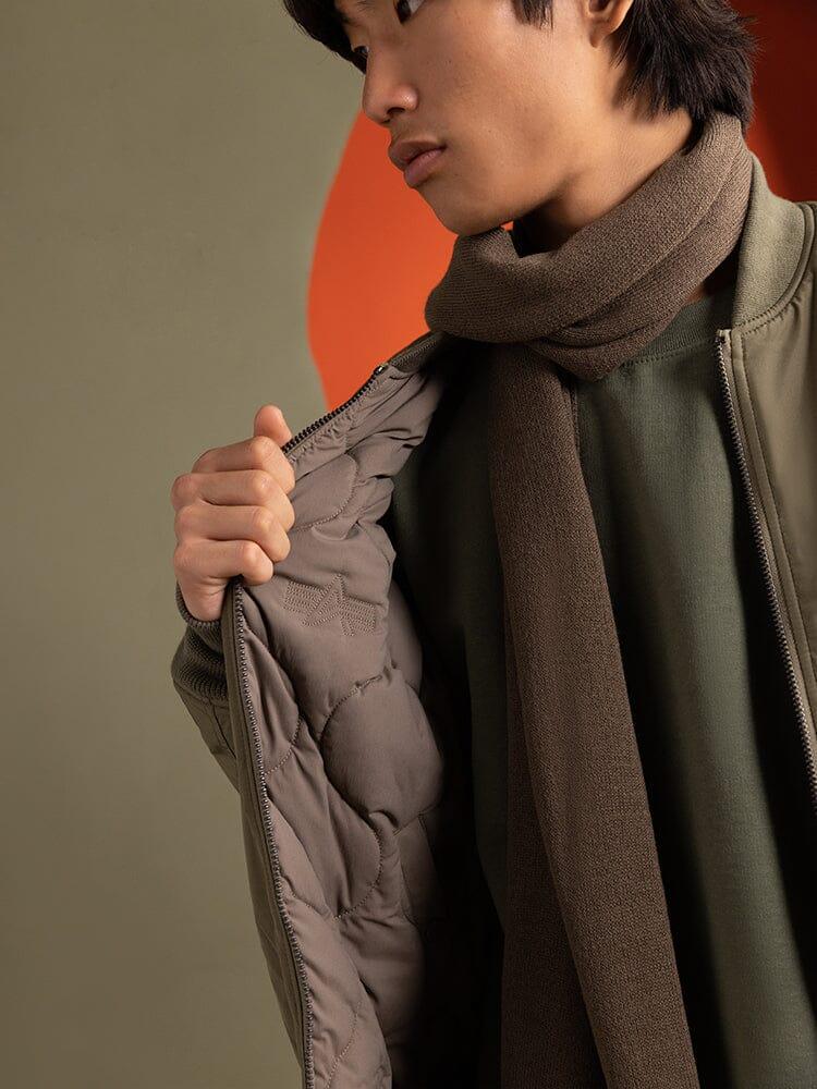 REVERSIBLE ONION QUILTED MA-1 BOMBER JACKET Male Product Image