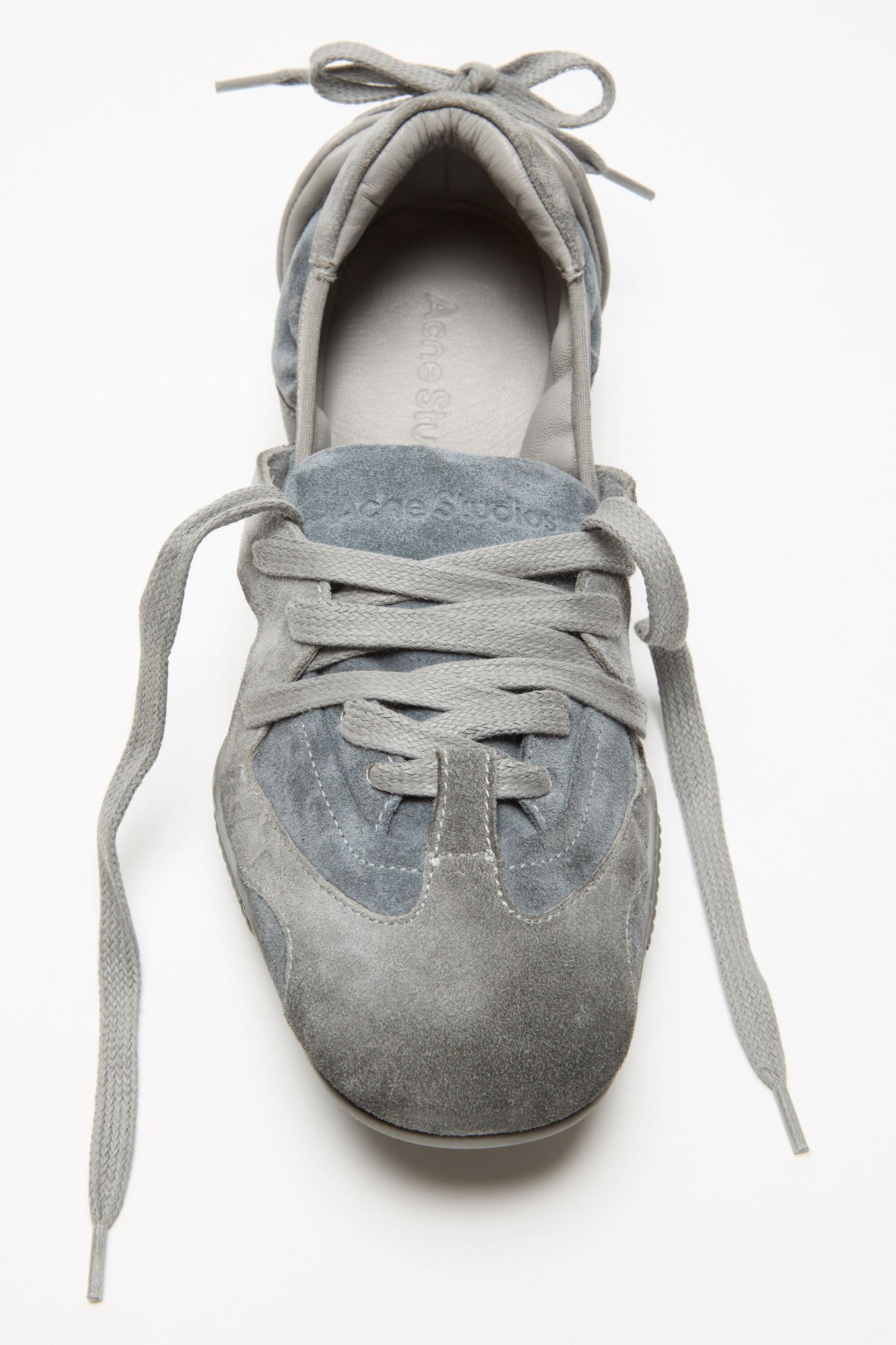 Lace-up suede shoes Product Image