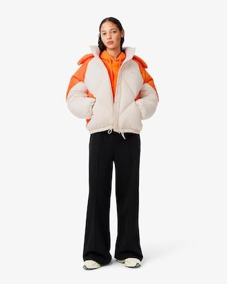 Short Oversized Hooded Puffed Jacket Product Image
