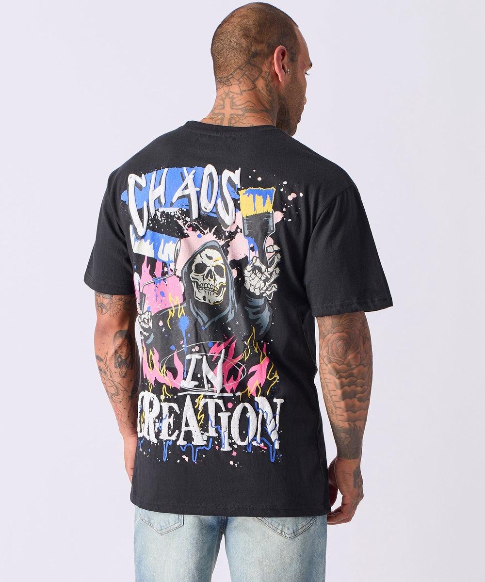 Chaos Short Sleeve Tee - Black Product Image