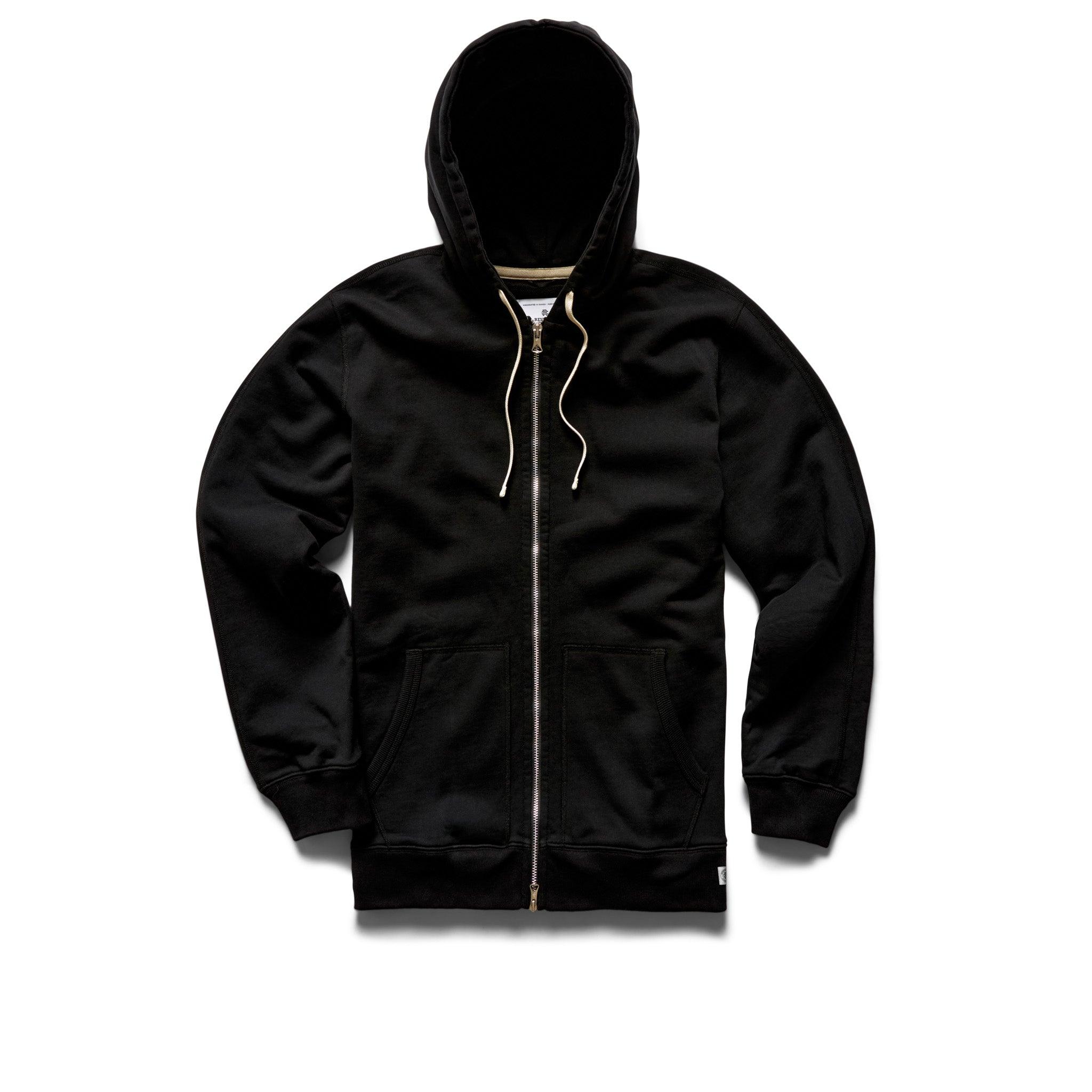 Midweight Terry Classic Full Zip Hoodie - Vault Male Product Image