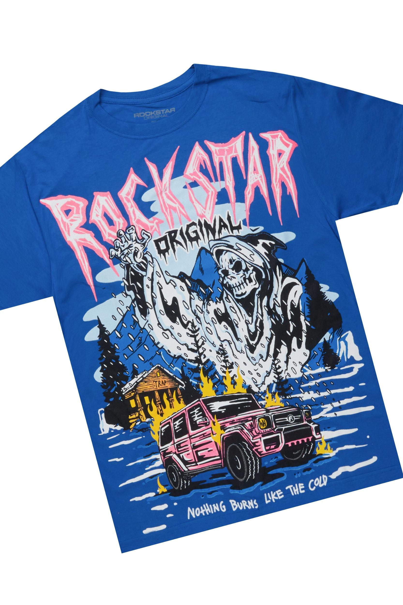 Kip Royal Blue T-Shirt/Slim Jean Bundle Male Product Image