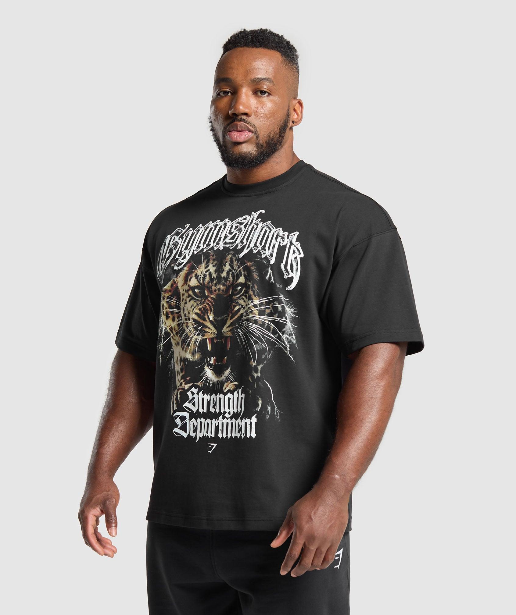 Strength Department Animal Oversized T-Shirt Product Image