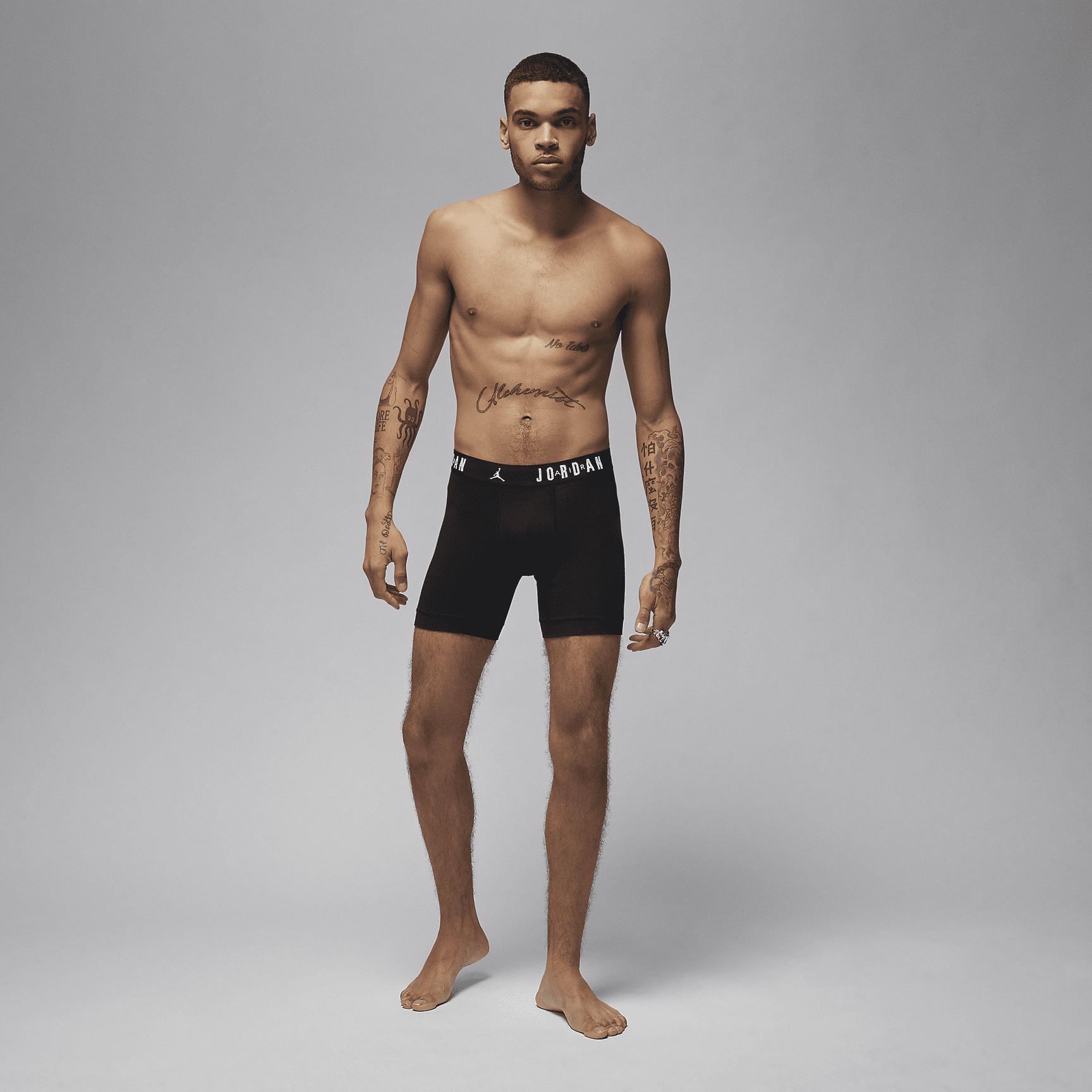Mens Jordan Flight Cotton Core Boxer Briefs (3-Pack) | JM0622-B9F Product Image