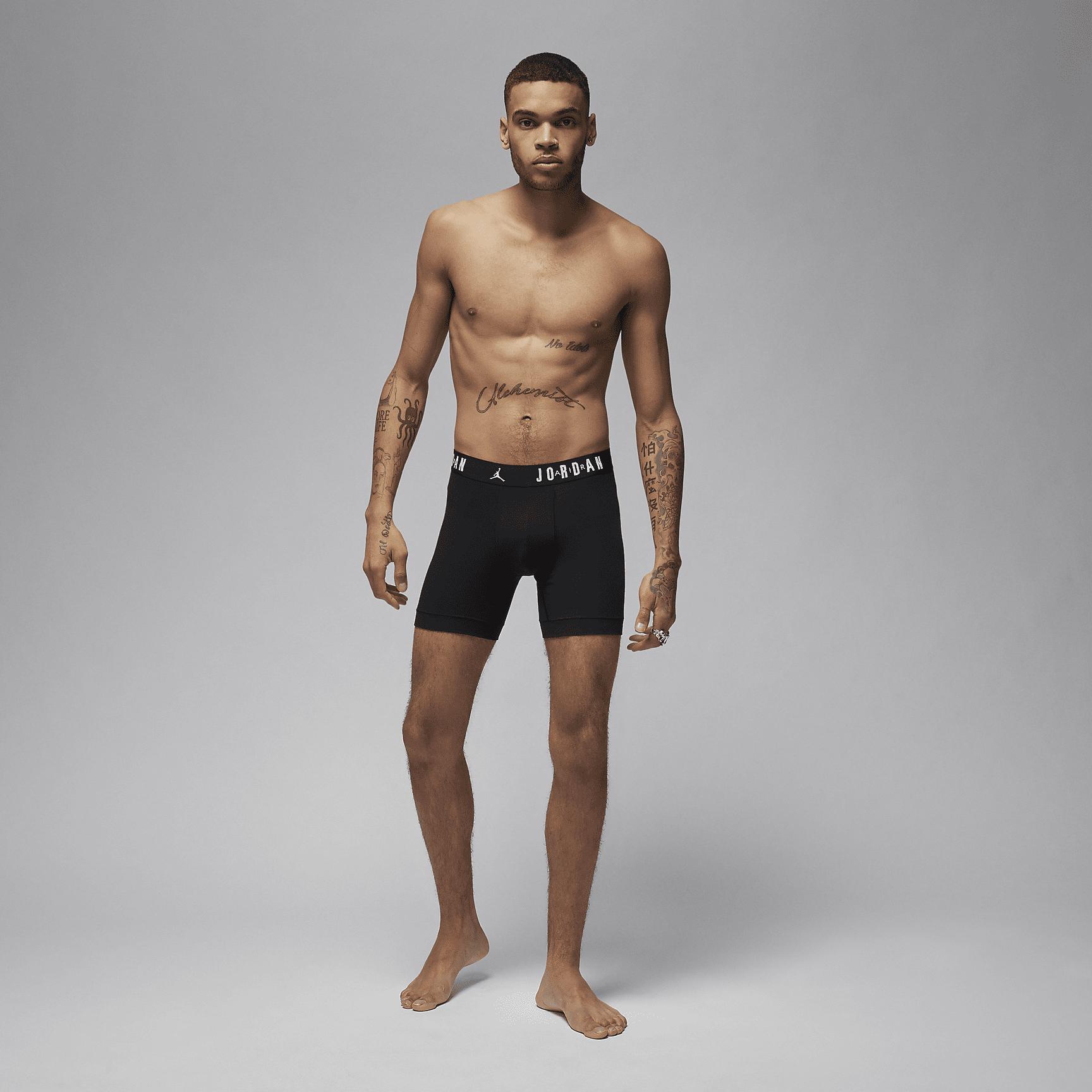 Mens Jordan Flight Cotton Core Boxer Briefs (3-Pack) | JM0622-B9F Product Image