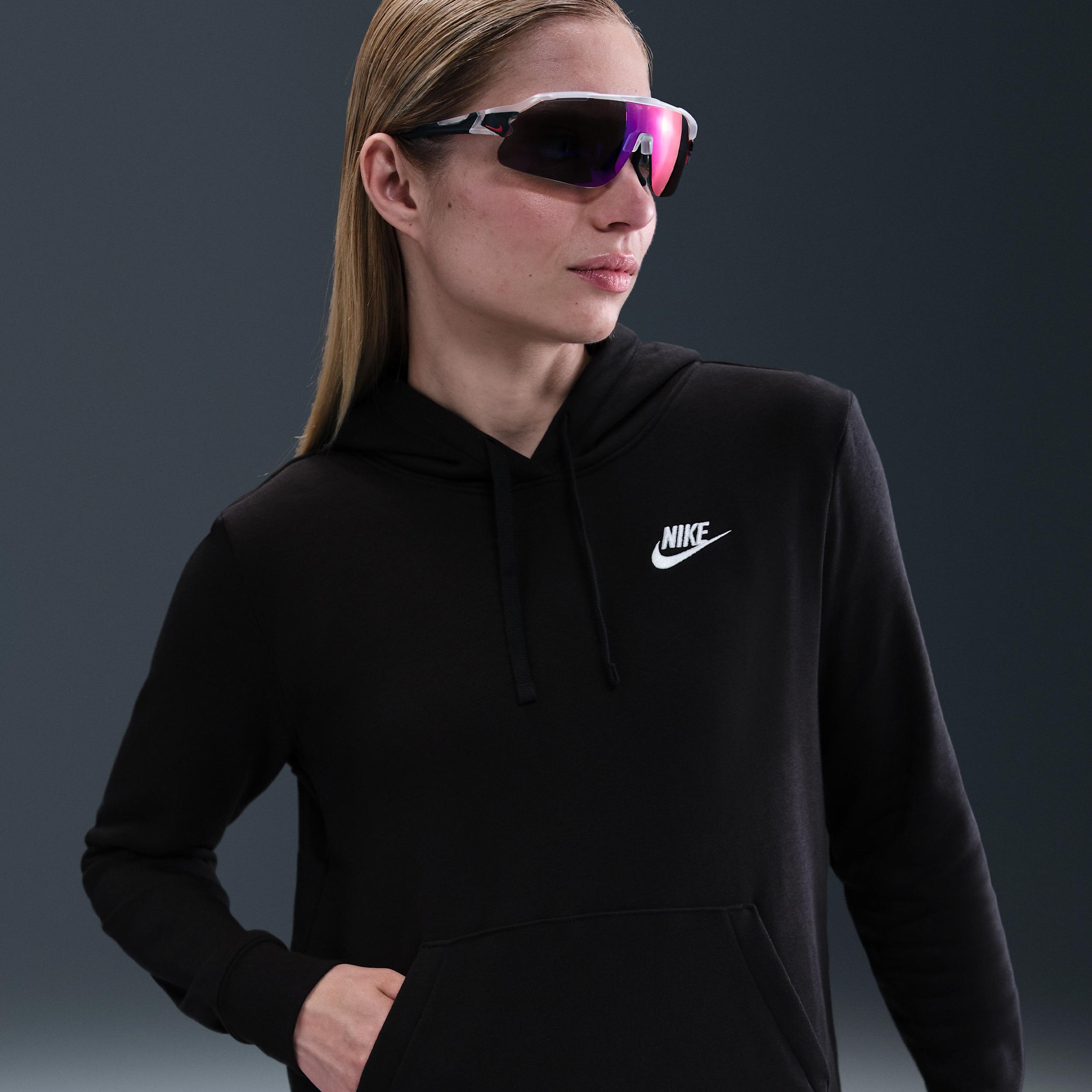 Womens Nike Sportswear Club Fleece Pullover Hoodie | DQ5793-010 Product Image