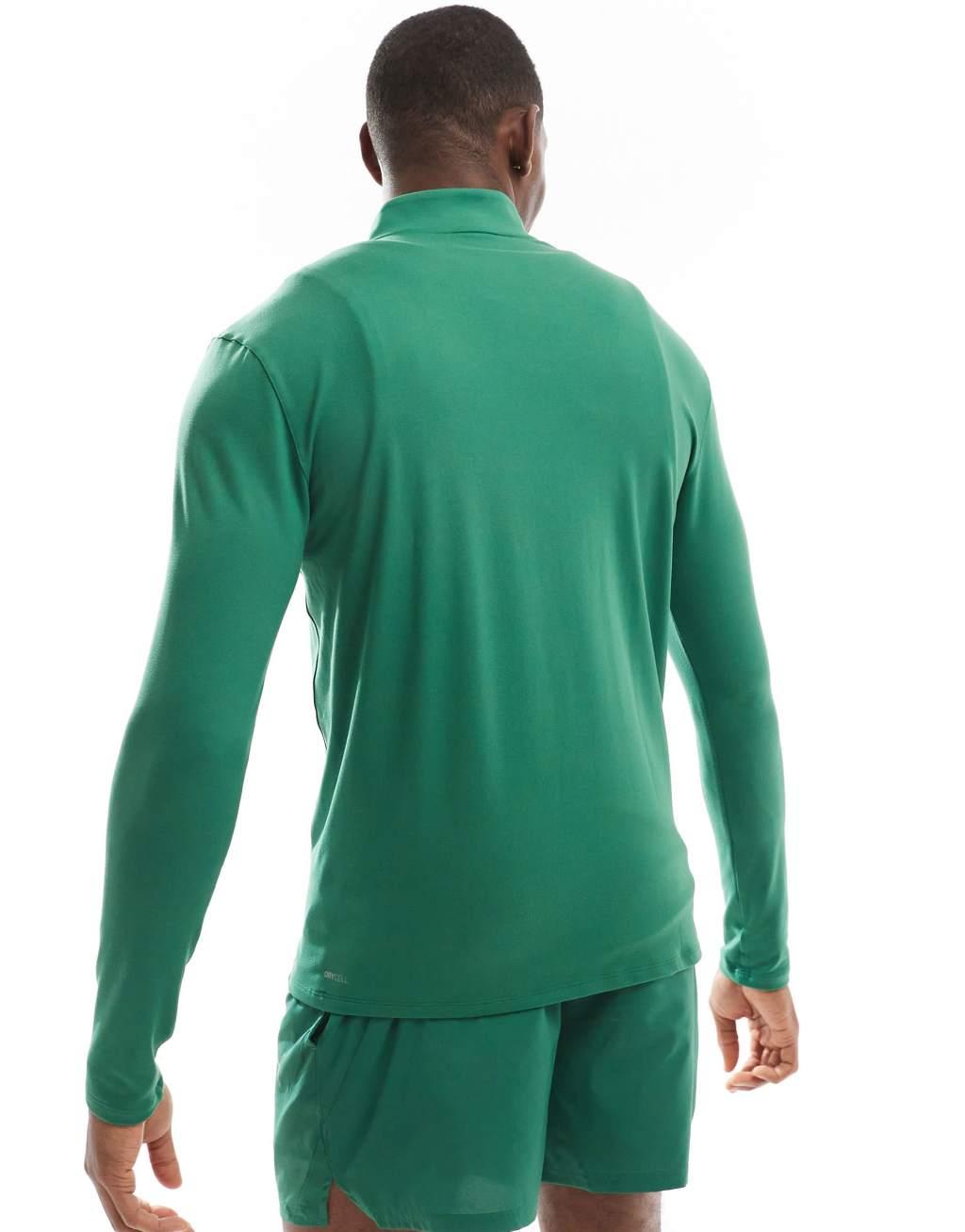 PUMA Training slim fit quarter zip in vine green Product Image