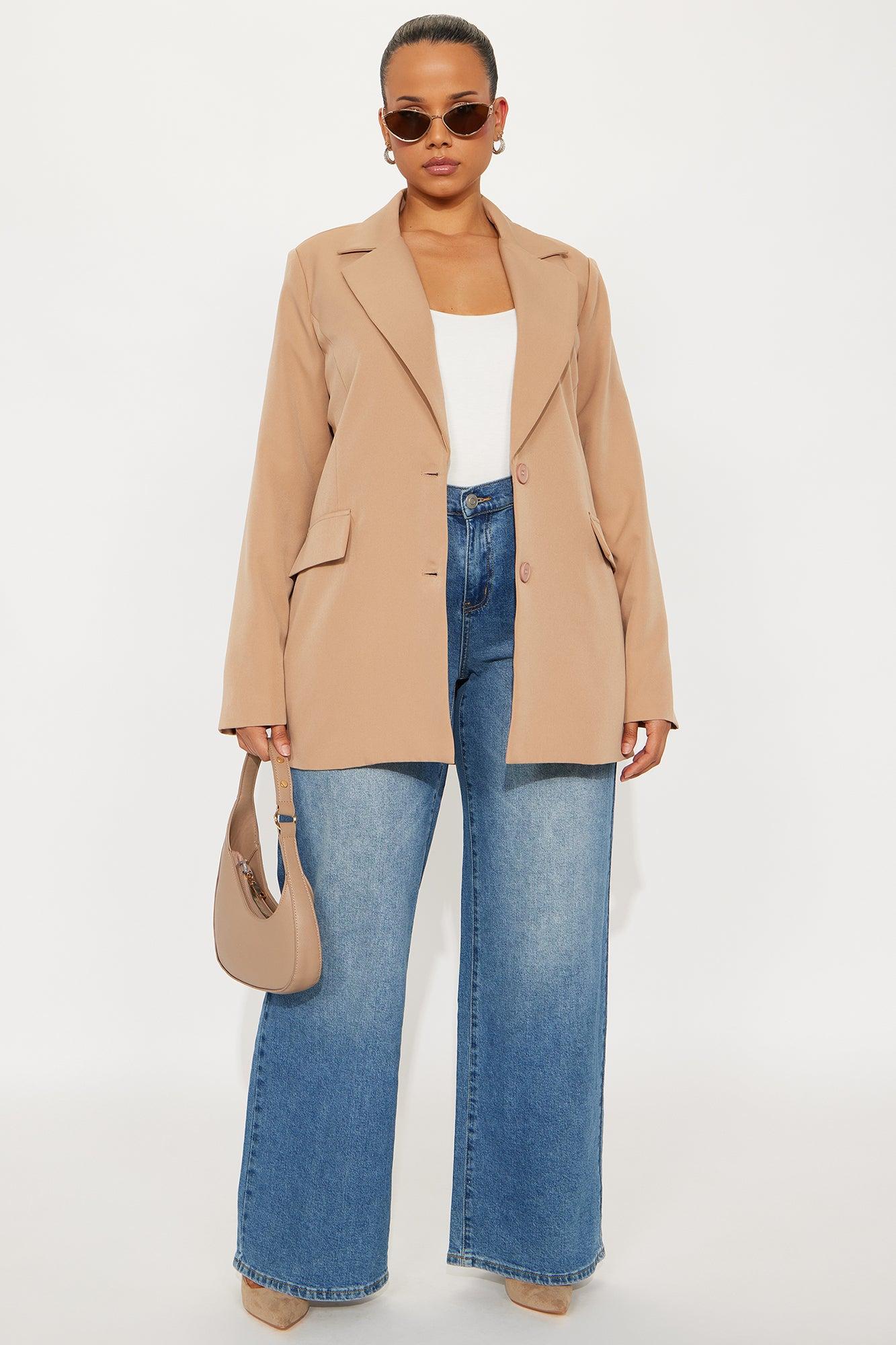 High Investment Blazer - Khaki Female Product Image