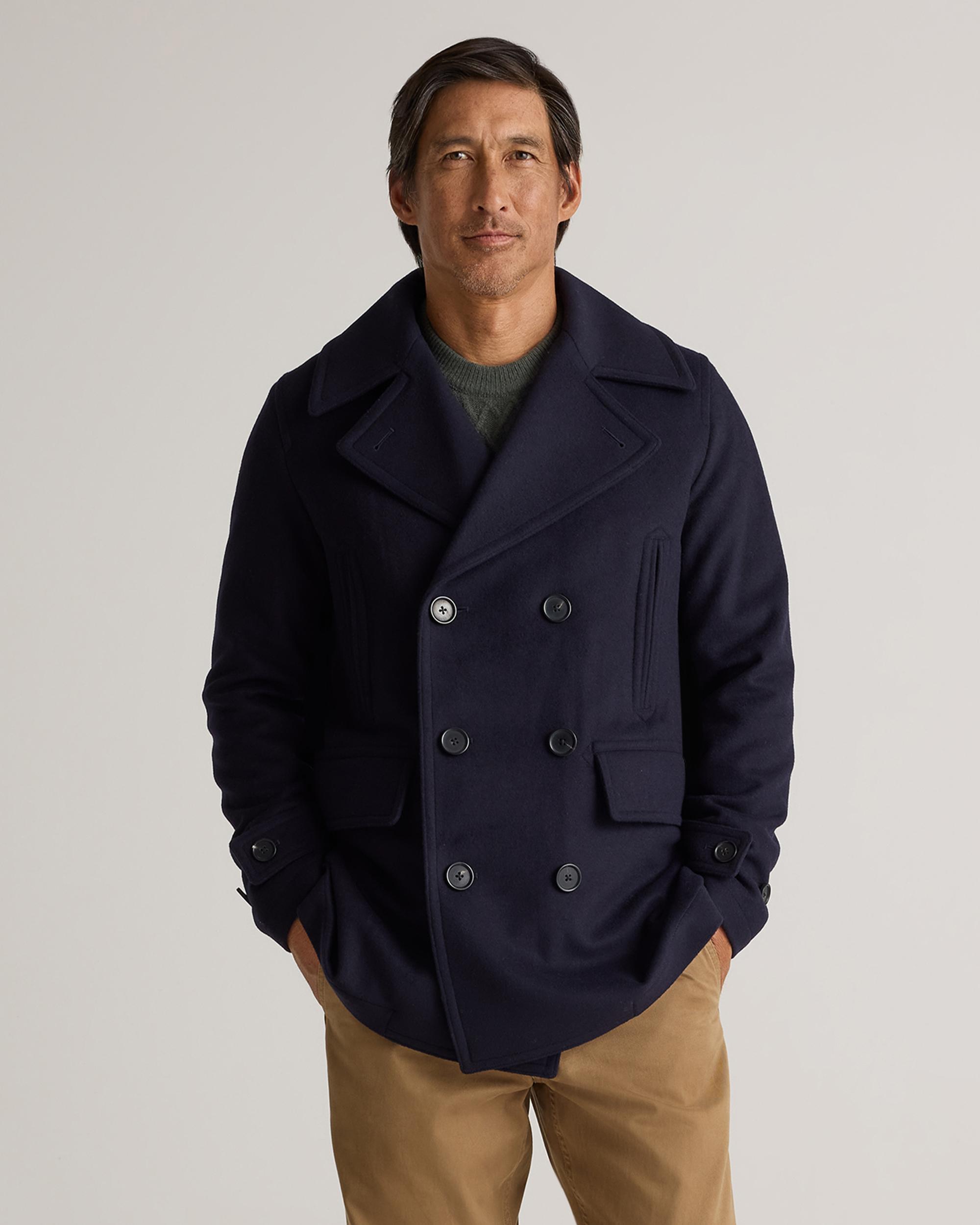 Quince | Men's Italian Wool Peacoat Wool/Nylon Product Image