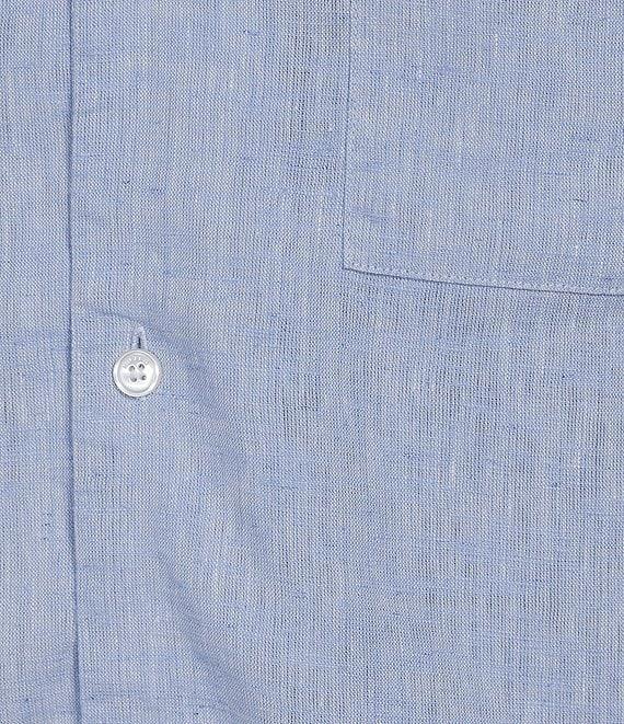 Murano Baird McNutt Linen Short Sleeve Woven Camp Shirt Product Image