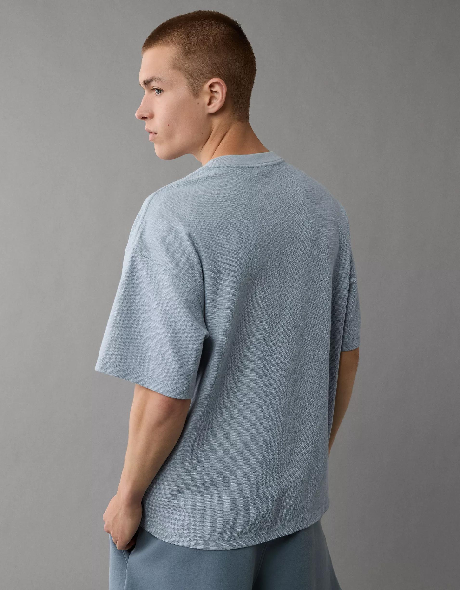 AE 24/7 Boxy Textured T-Shirt Product Image