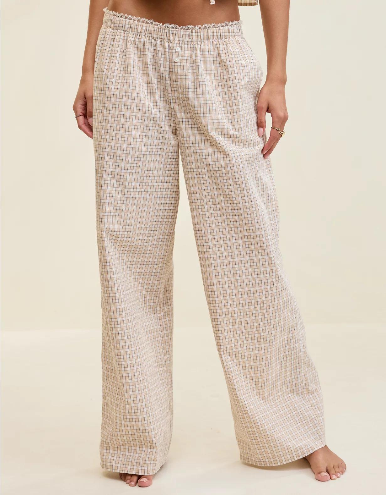Aerie Off-Duty Poplin Trouser PJ Product Image