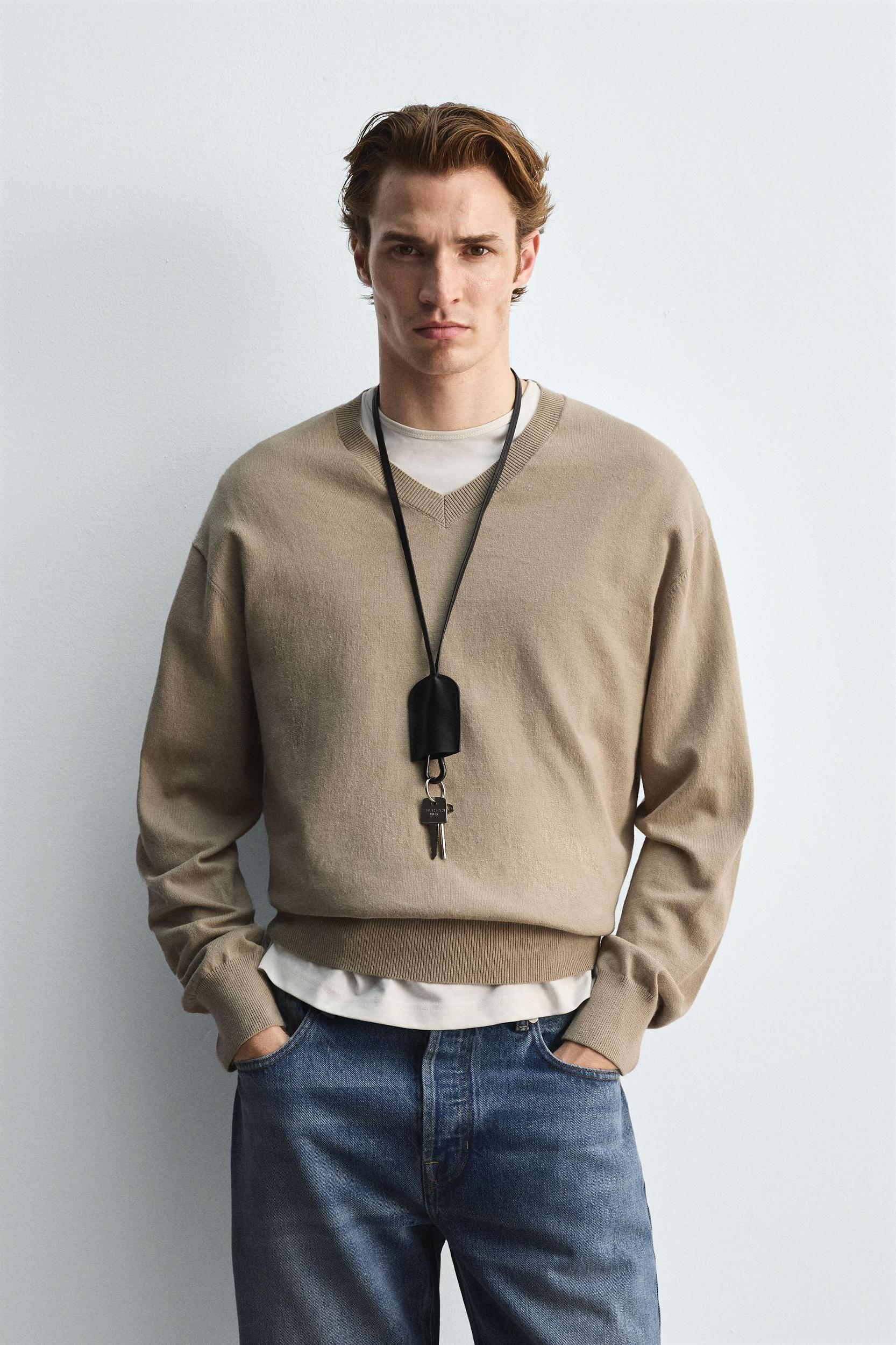 COTTON-RAMIE SWEATER Product Image
