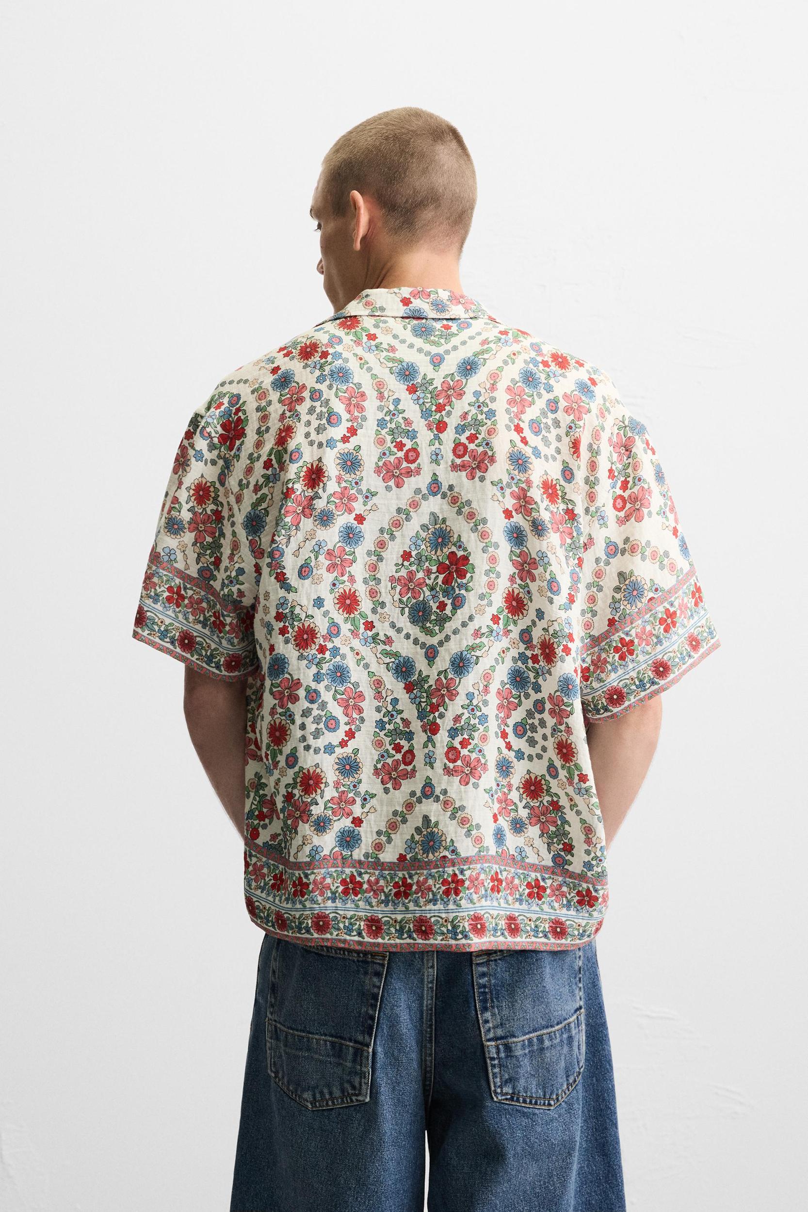 FLORAL PRINT SHIRT Product Image