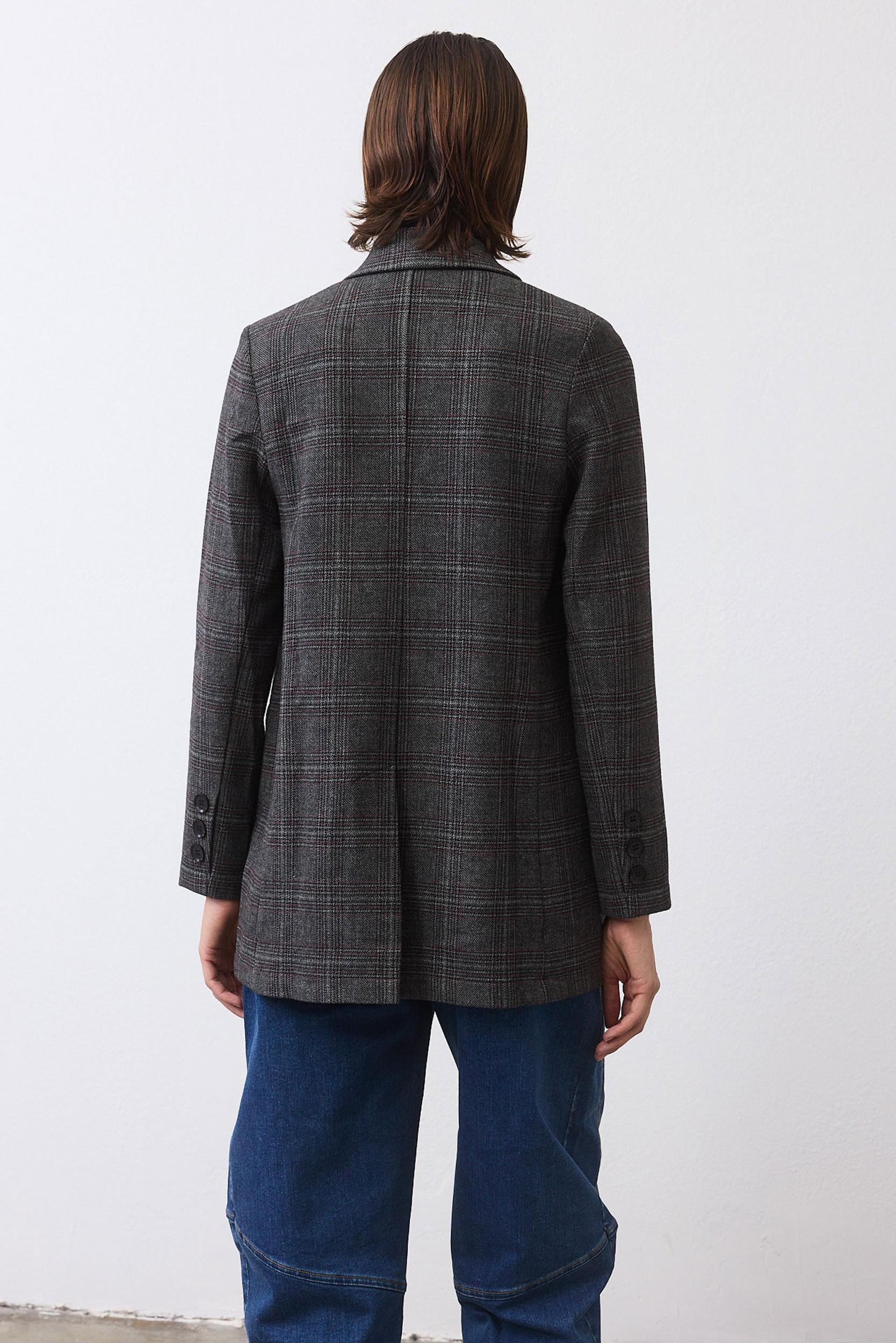 On the Clock Plaid Blazer Product Image