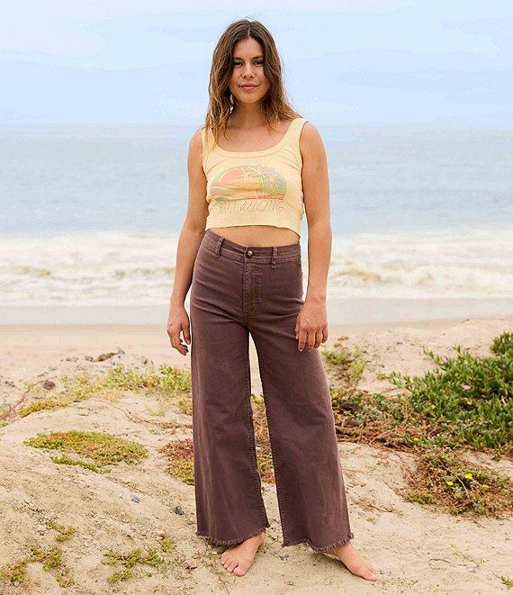 Billabong Free Fall High Rise Wide Leg Pants Product Image