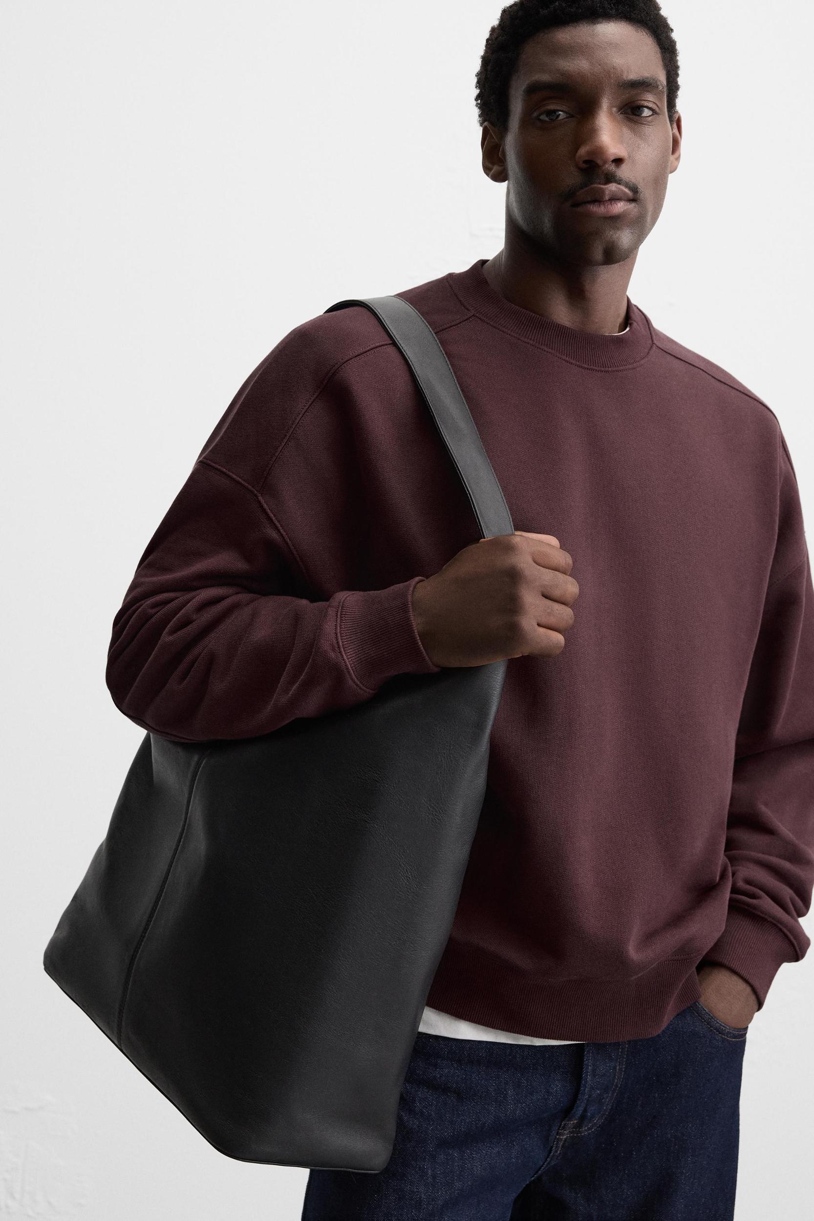 BOXY FIT CREW NECK SWEATSHIRT Product Image