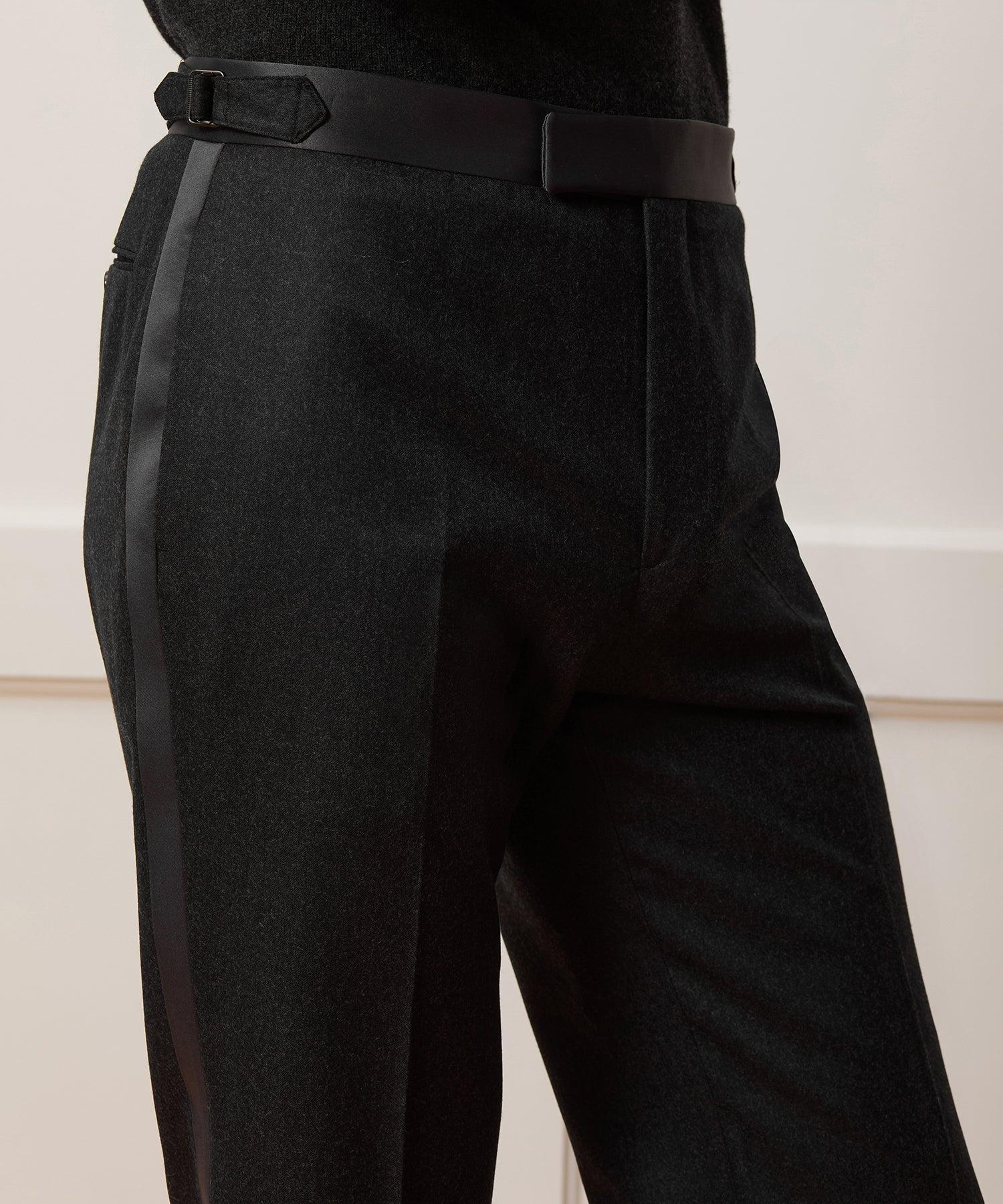 Straight Fit Italian Flannel Tuxedo Product Image
