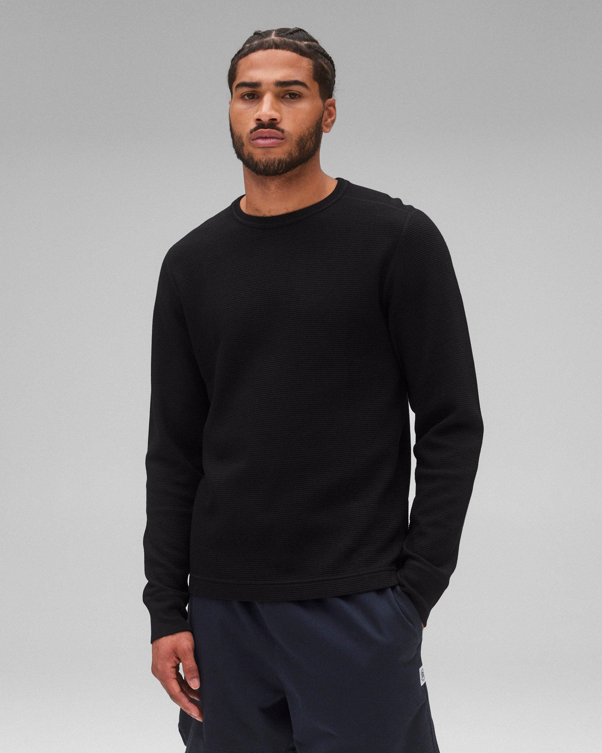 Lightweight Waffle Standard Long Sleeve Male Product Image