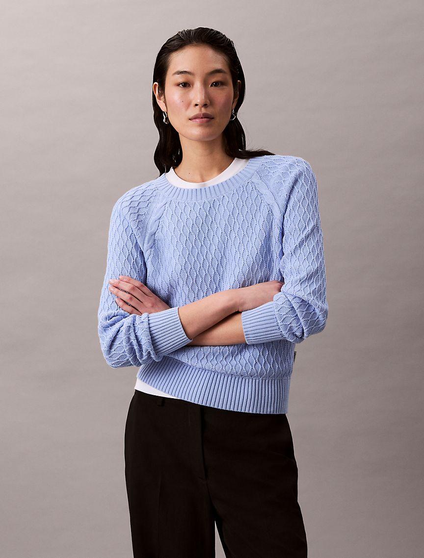 Cable Knit Classic Sweater Product Image
