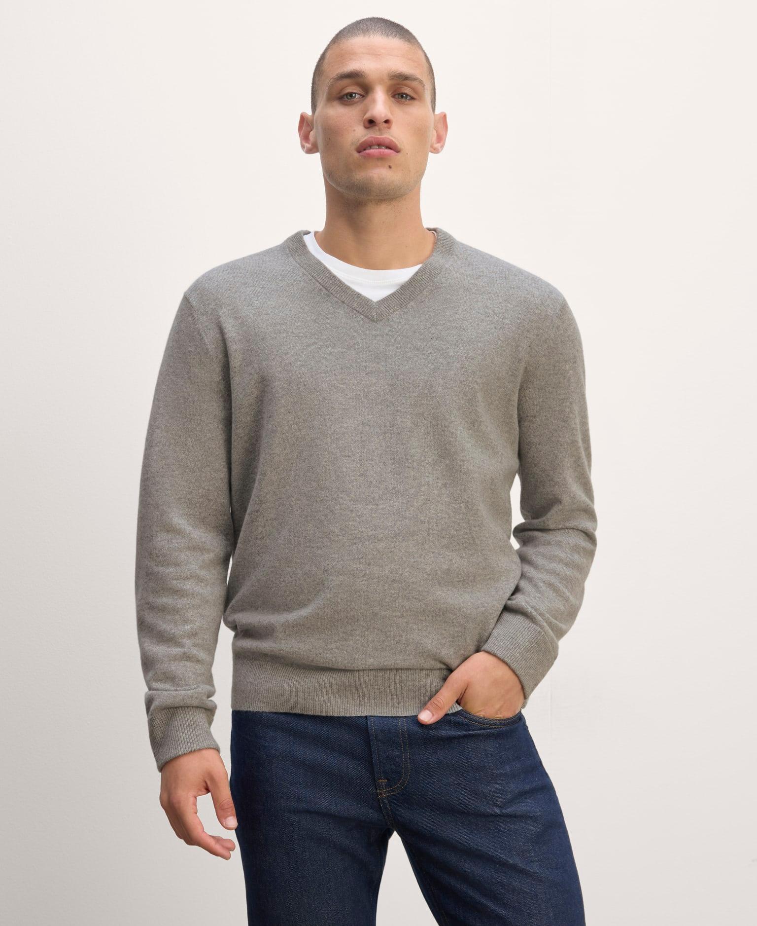 Mens Cashmere V-Neck Sweater by Everlane Product Image