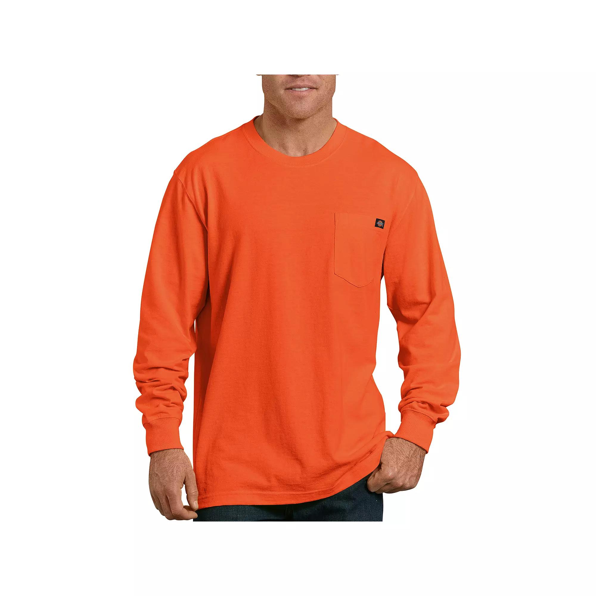 Men's Dickies Heavyweight Crewneck Long Sleeve Tee,  Product Image