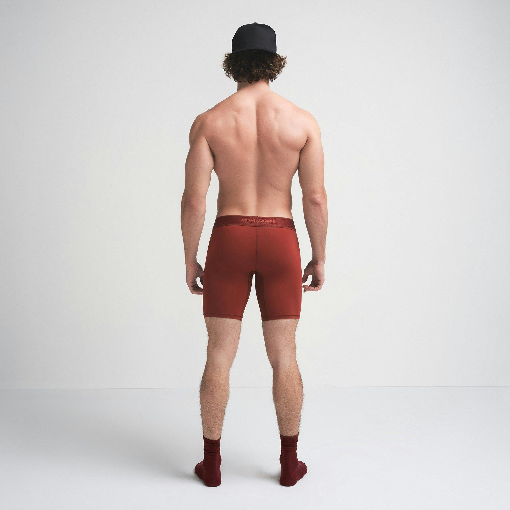 SKIMS SPORT MENS 7" BOXER BRIEF | SANGRIA Product Image
