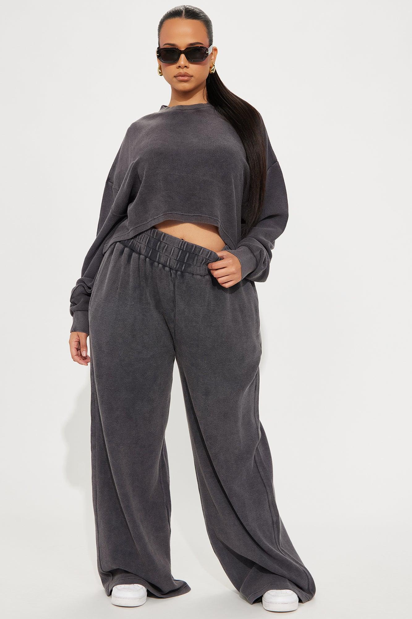 Taylor Chill Out Pant Set - Charcoal Product Image