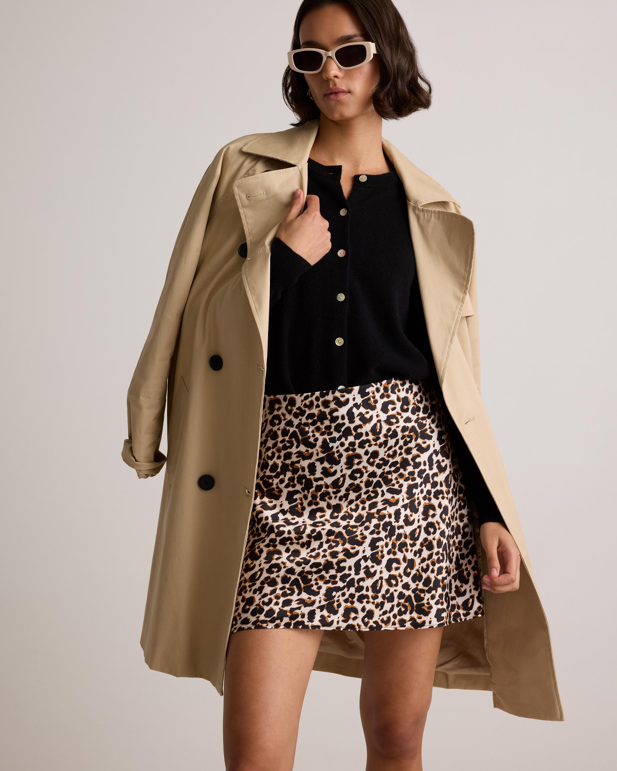 Quince | Women's Mini Skirt Mulberry Silk Product Image