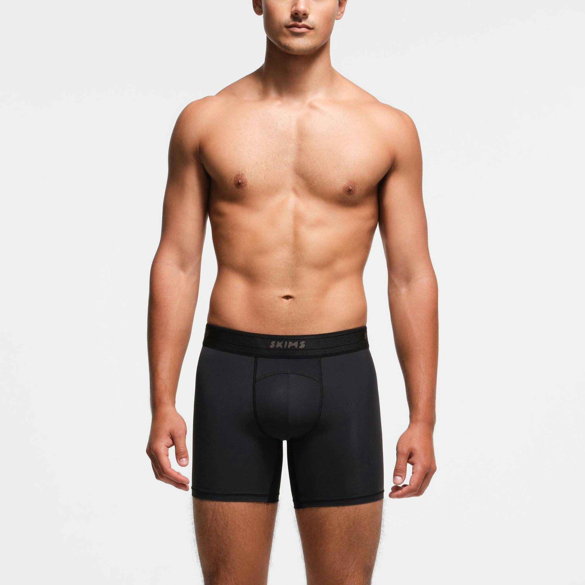 SKIMS FLEX MENS 7" BOXER BRIEF 3-PACK | OBSIDIAN Product Image