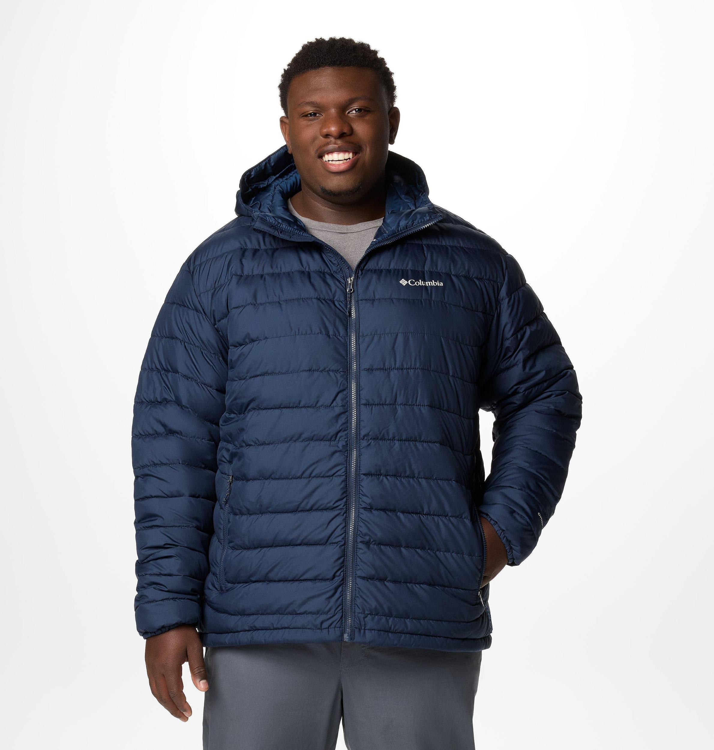 Columbia Mens Powder Lite II Hooded Jacket - Big- Product Image