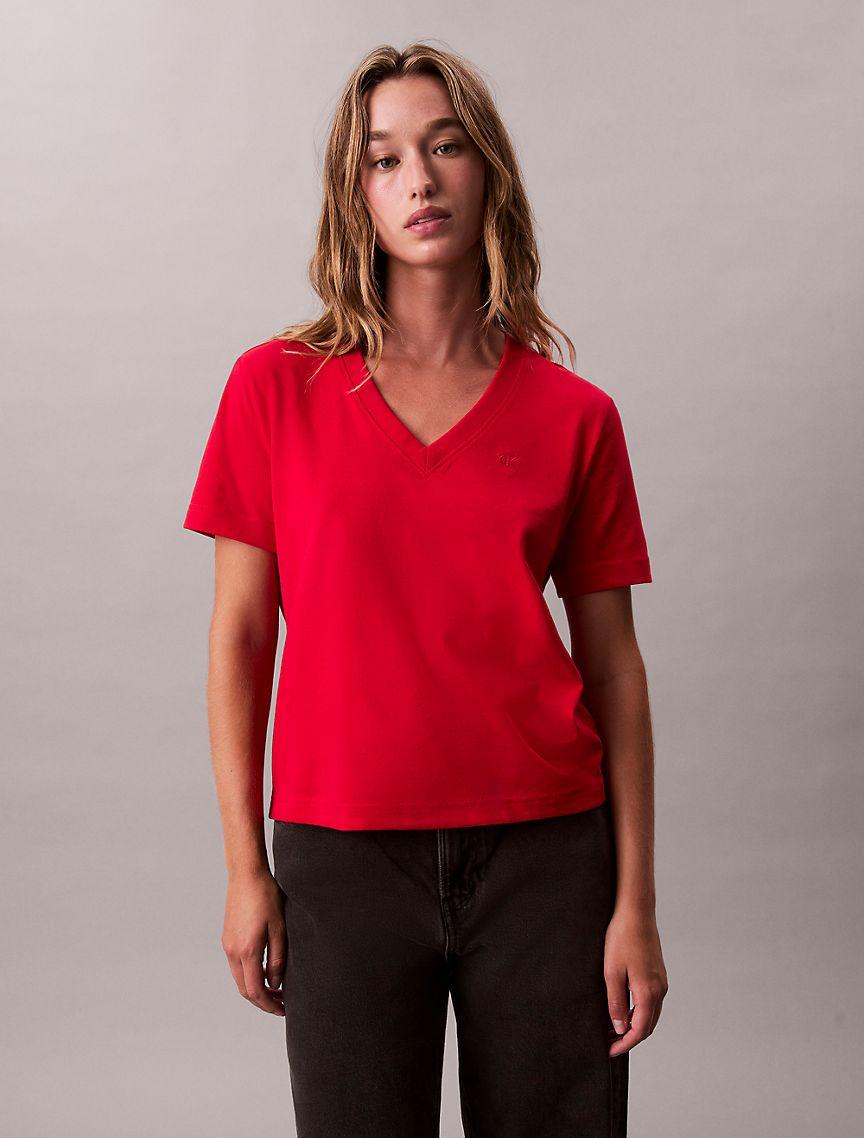 Archive Logo V-Neck T-Shirt  Product Image