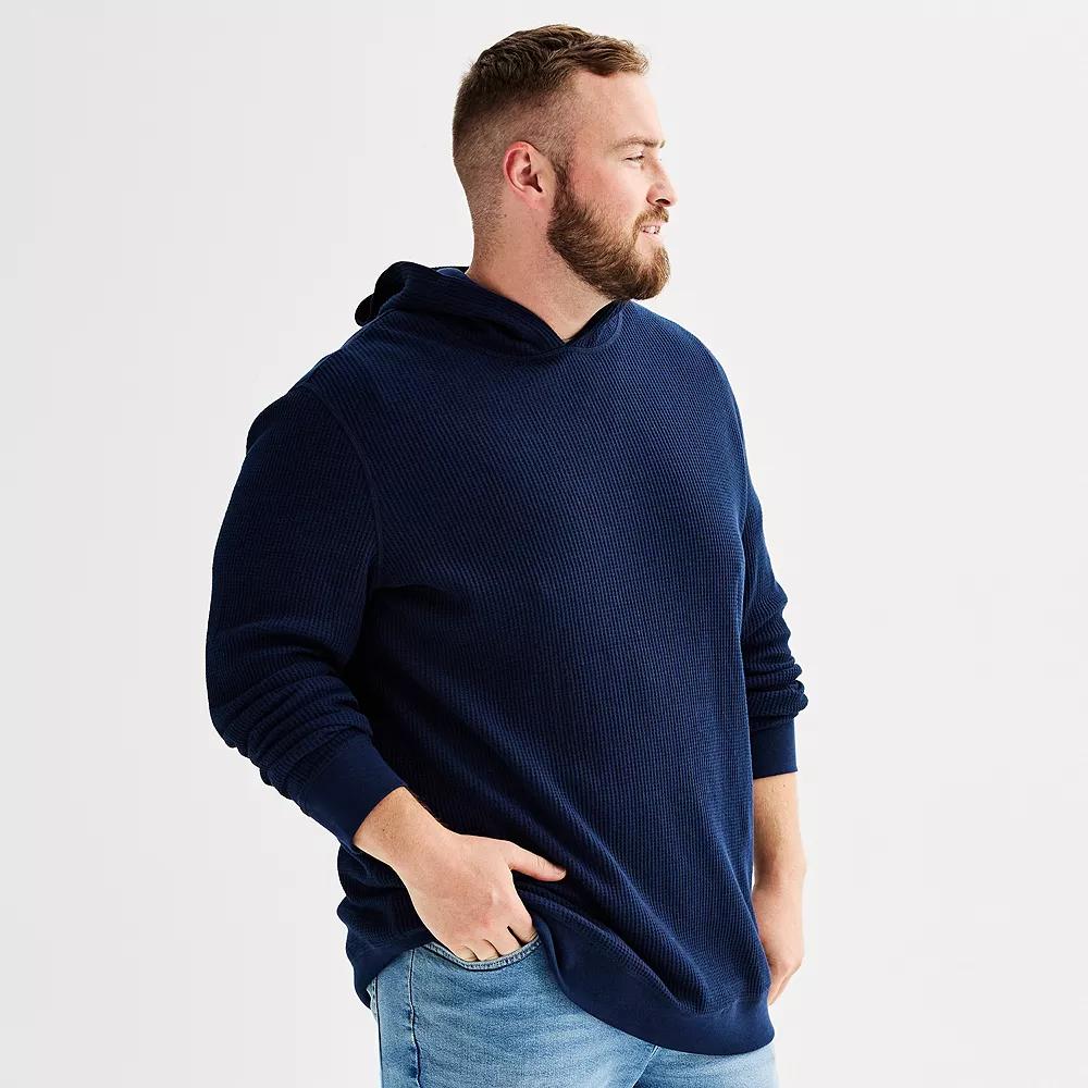 Big & Tall Sonoma Goods For Life® Essential Waffle Hoodie, Men's,  Product Image