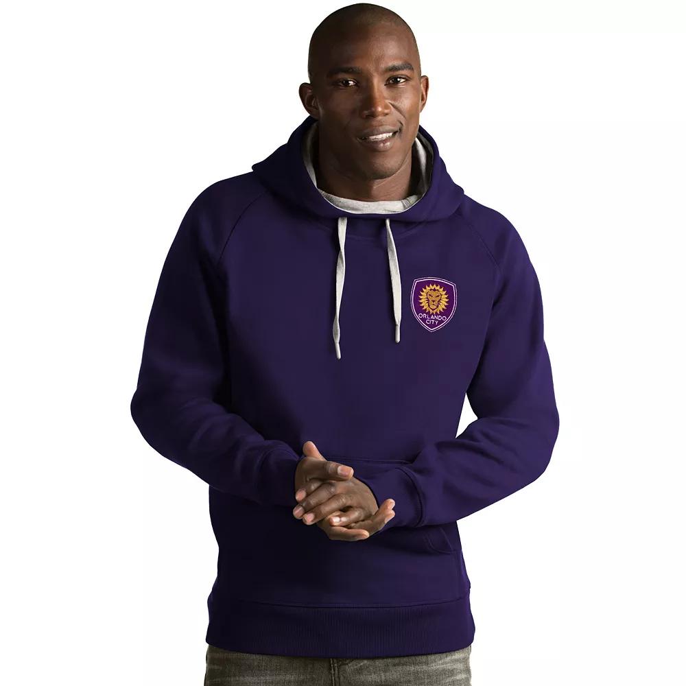 Men's Antigua Orlando City SC Victory Pullover Hoodie,  Product Image