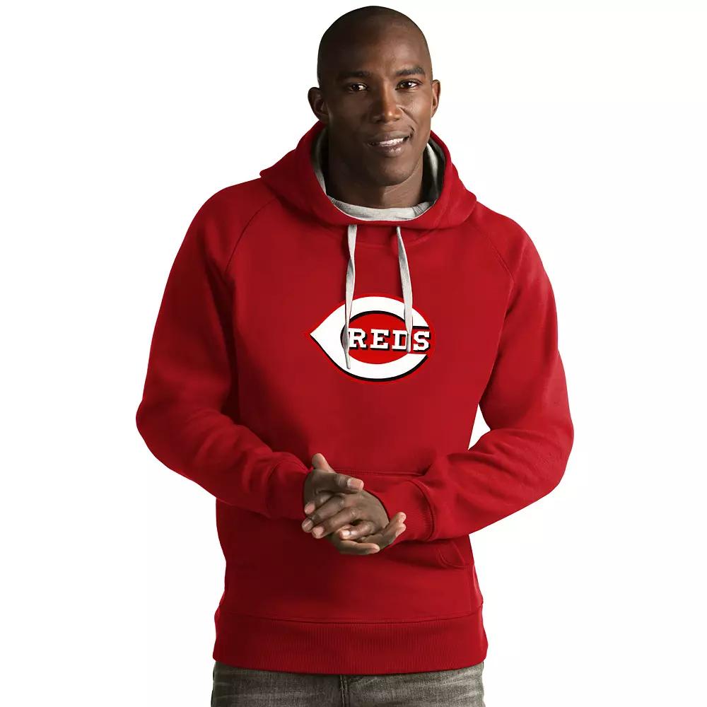 Men's Antigua Cincinnati Reds Victory Logo Hoodie,  Product Image