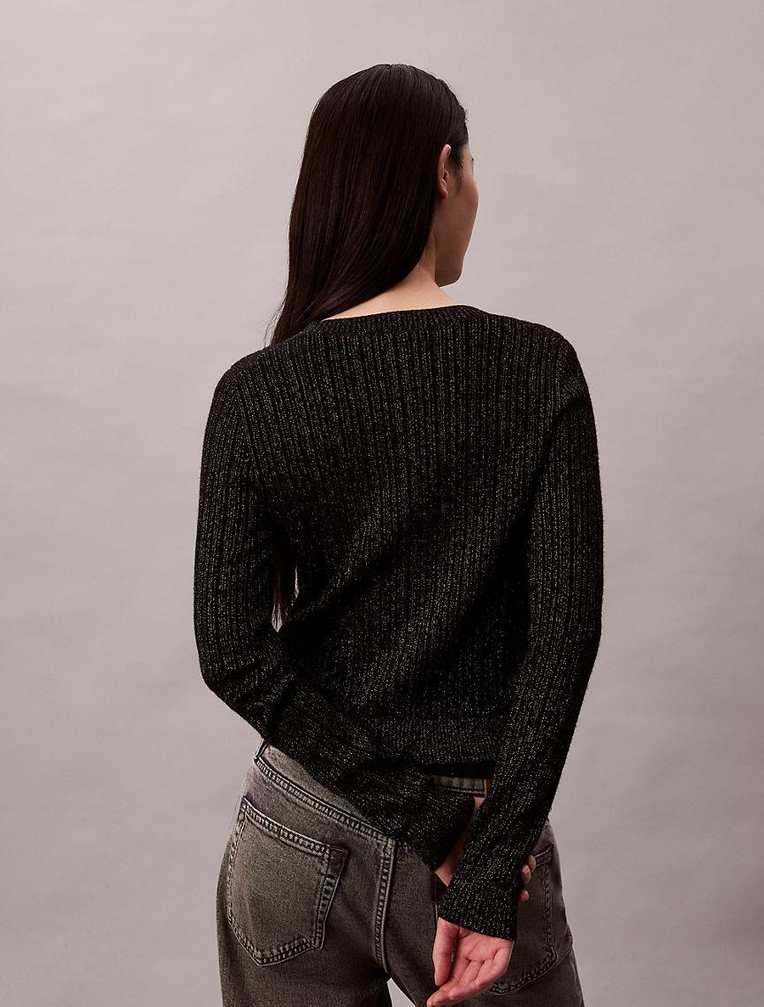 Lurex Merino Wool Blend Sweater Product Image