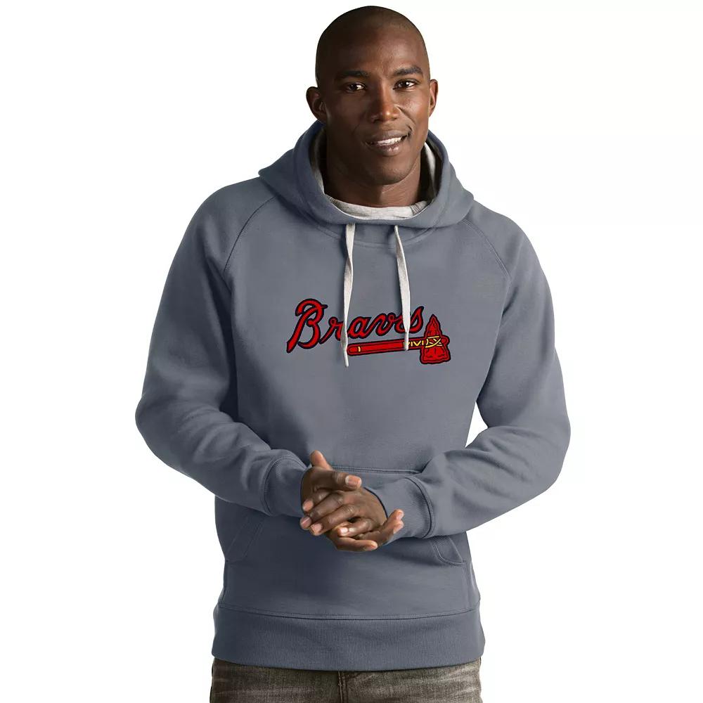 Men's Antigua Atlanta Braves Victory Logo Hoodie,  Product Image