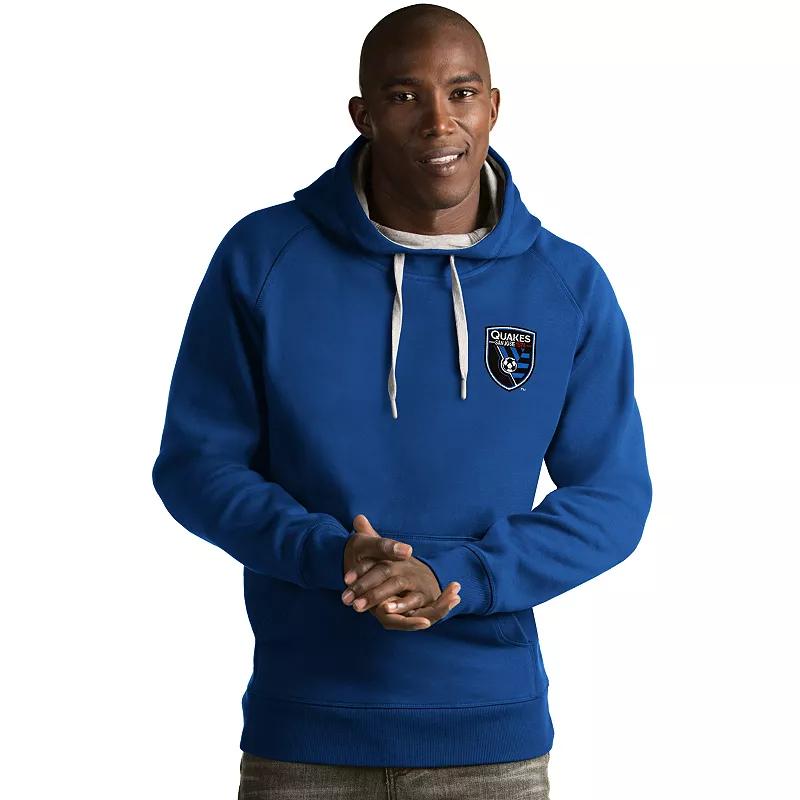 Men's Antigua San Jose Earthquakes Victory Pullover Hoodie,  Product Image