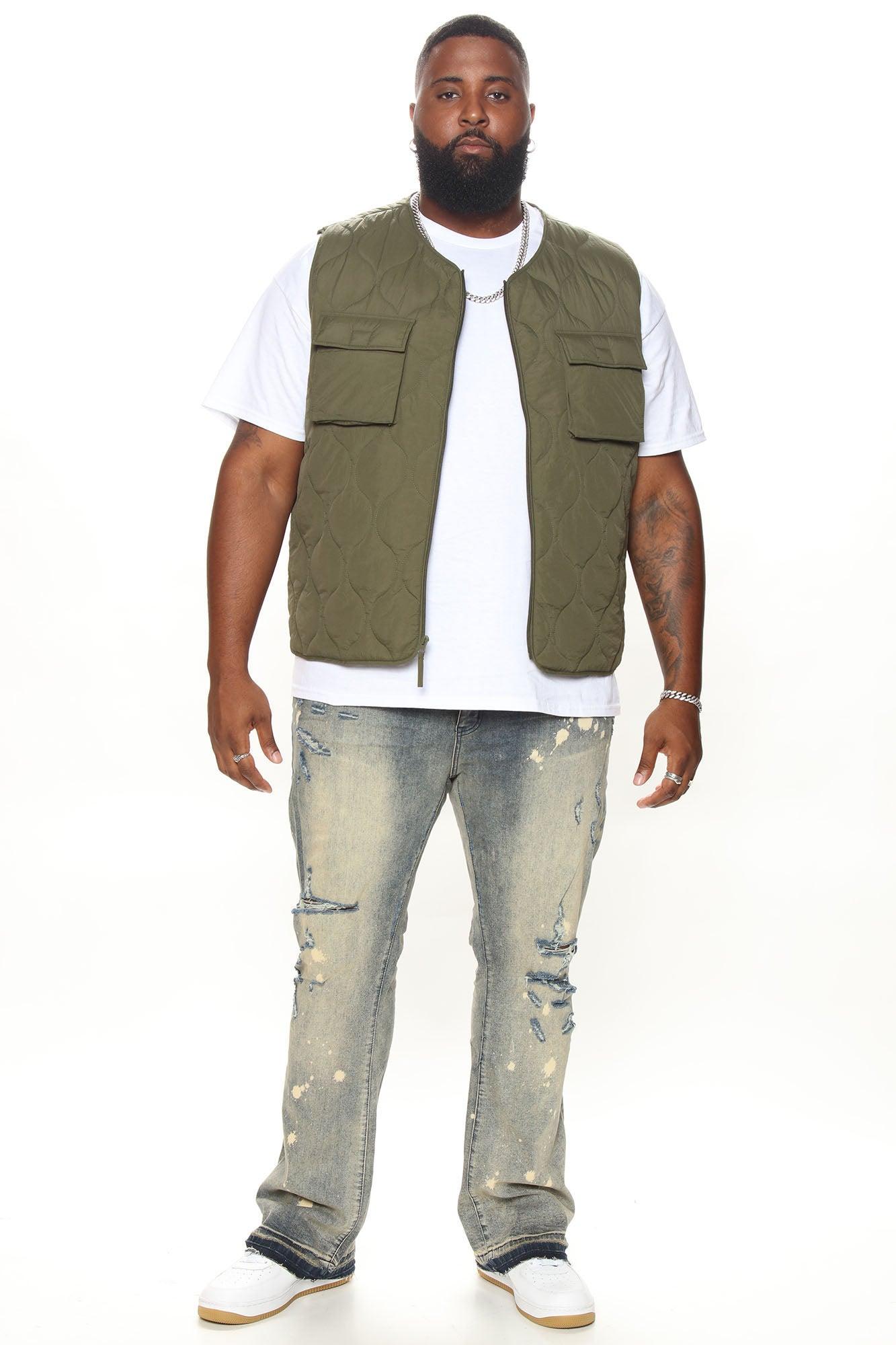 Layer Up Quilted Vest - Olive Product Image