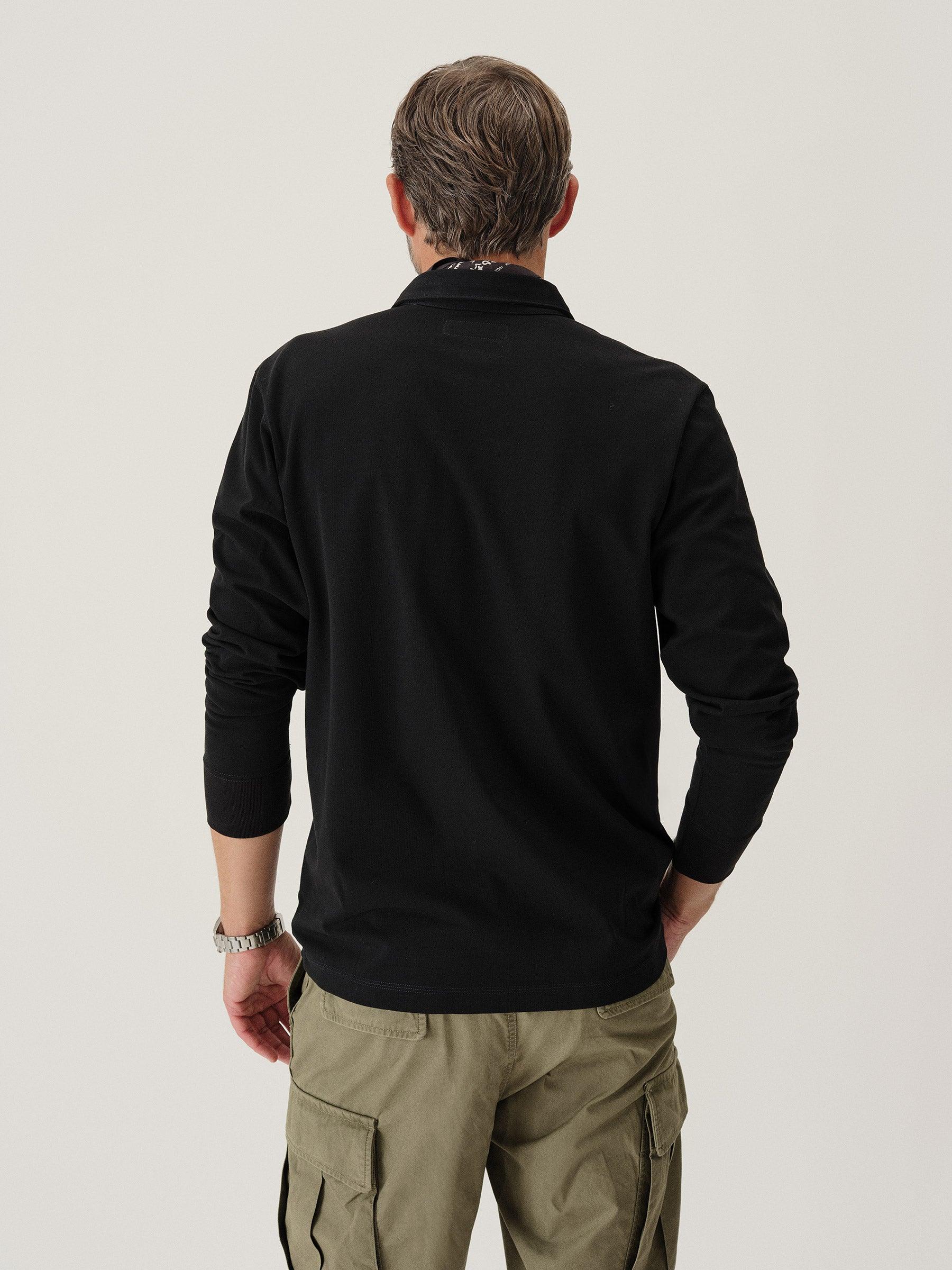 Black Coolhand Cotton Popover Product Image