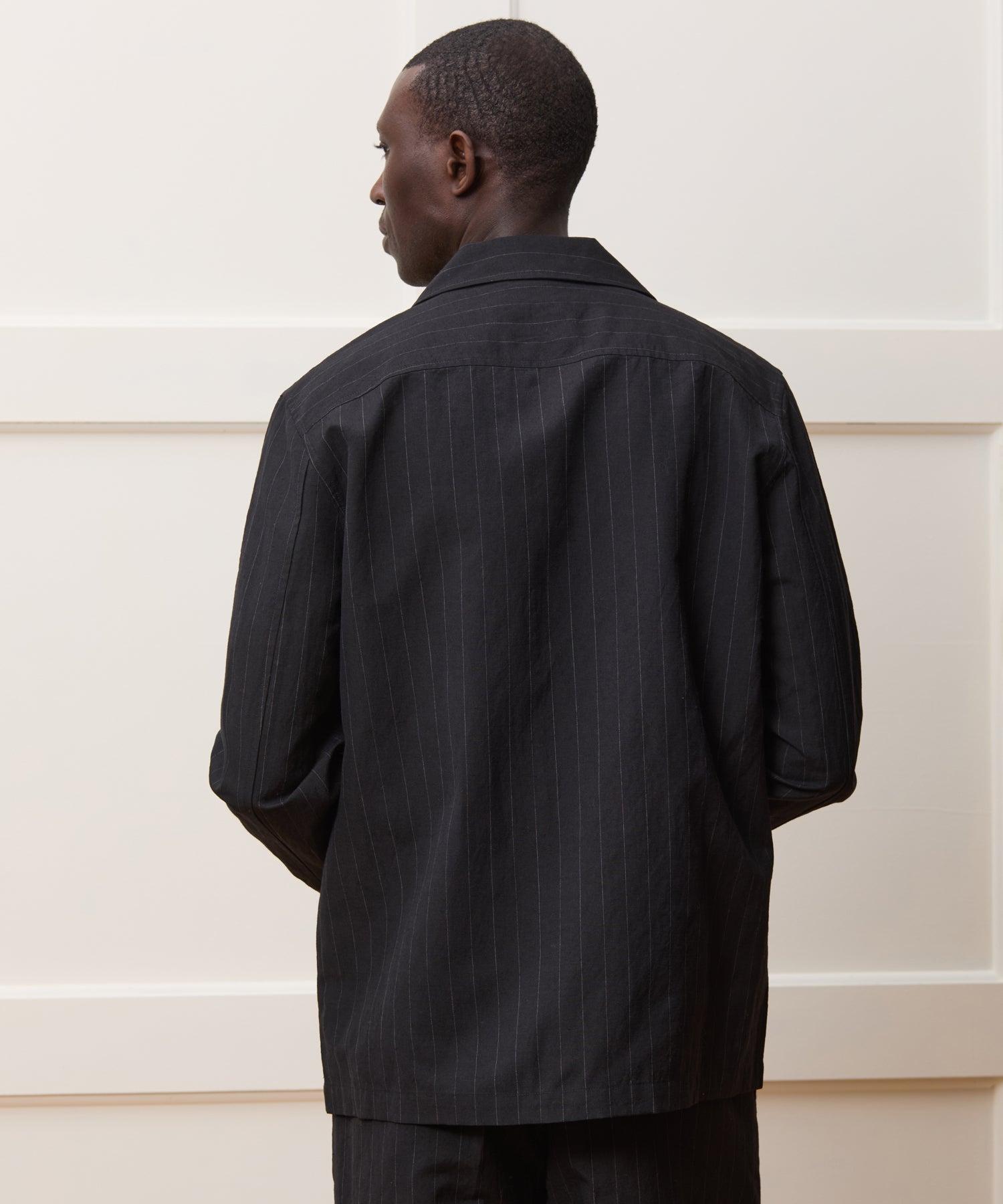 Italian Wool-Linen Shirt Jacket Product Image