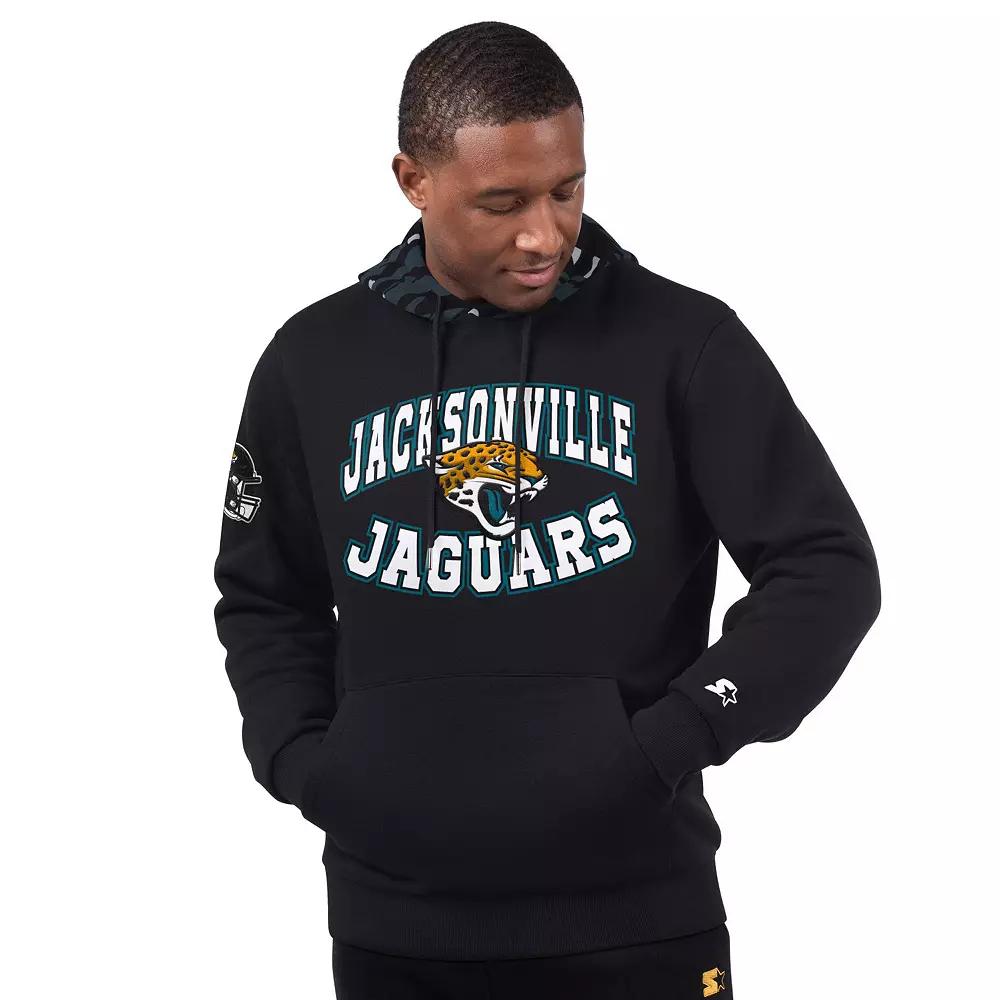 Men's Starter Black Jacksonville Jaguars Thursday Night Gridiron Pullover Hoodie,  Product Image