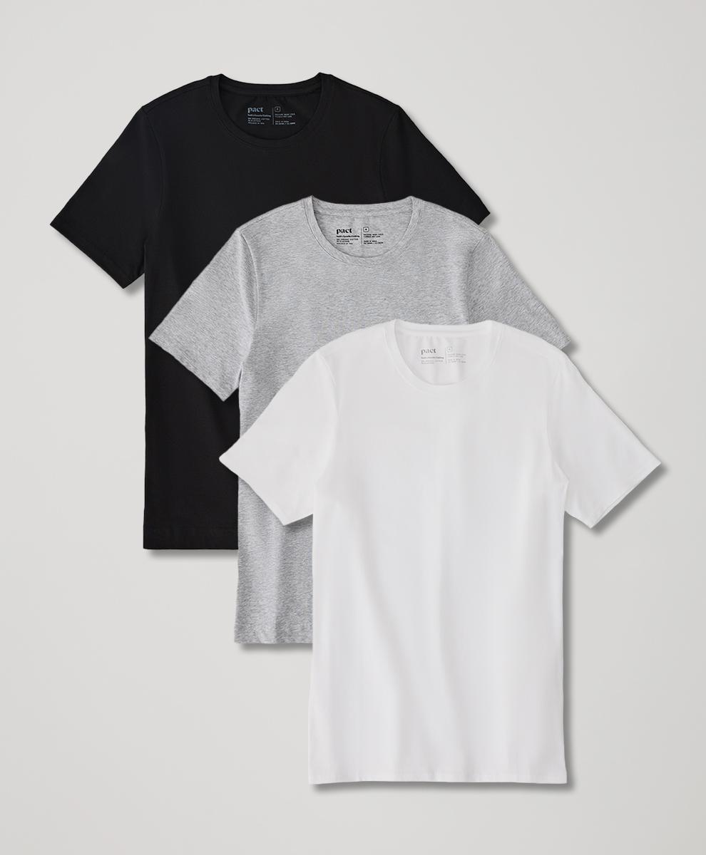 Mens Cool Stretch Crew Undershirt 3-Pack XL Product Image