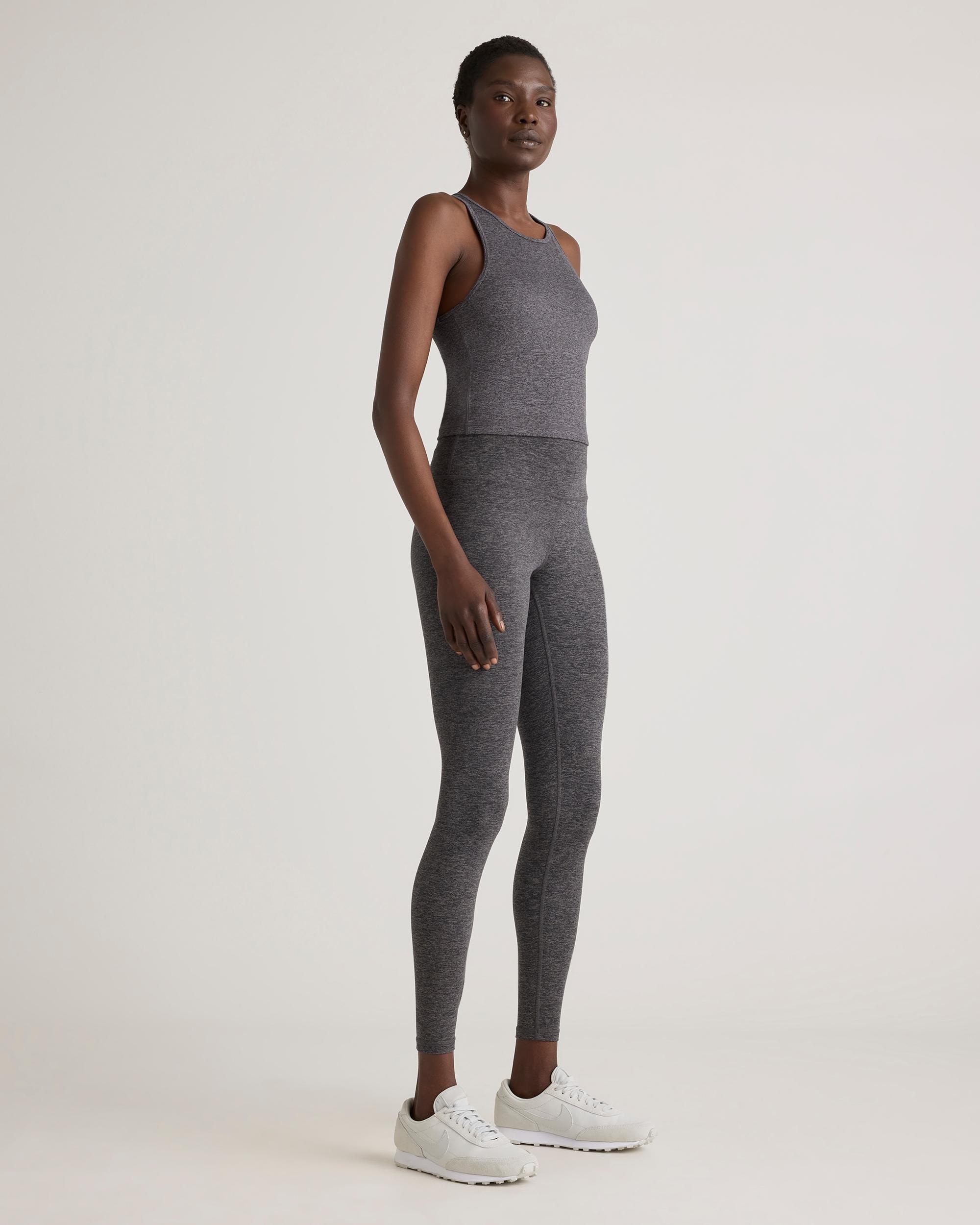 Quince | Women's Ultra-Soft High Neck Cropped Tank Top Polyester Product Image