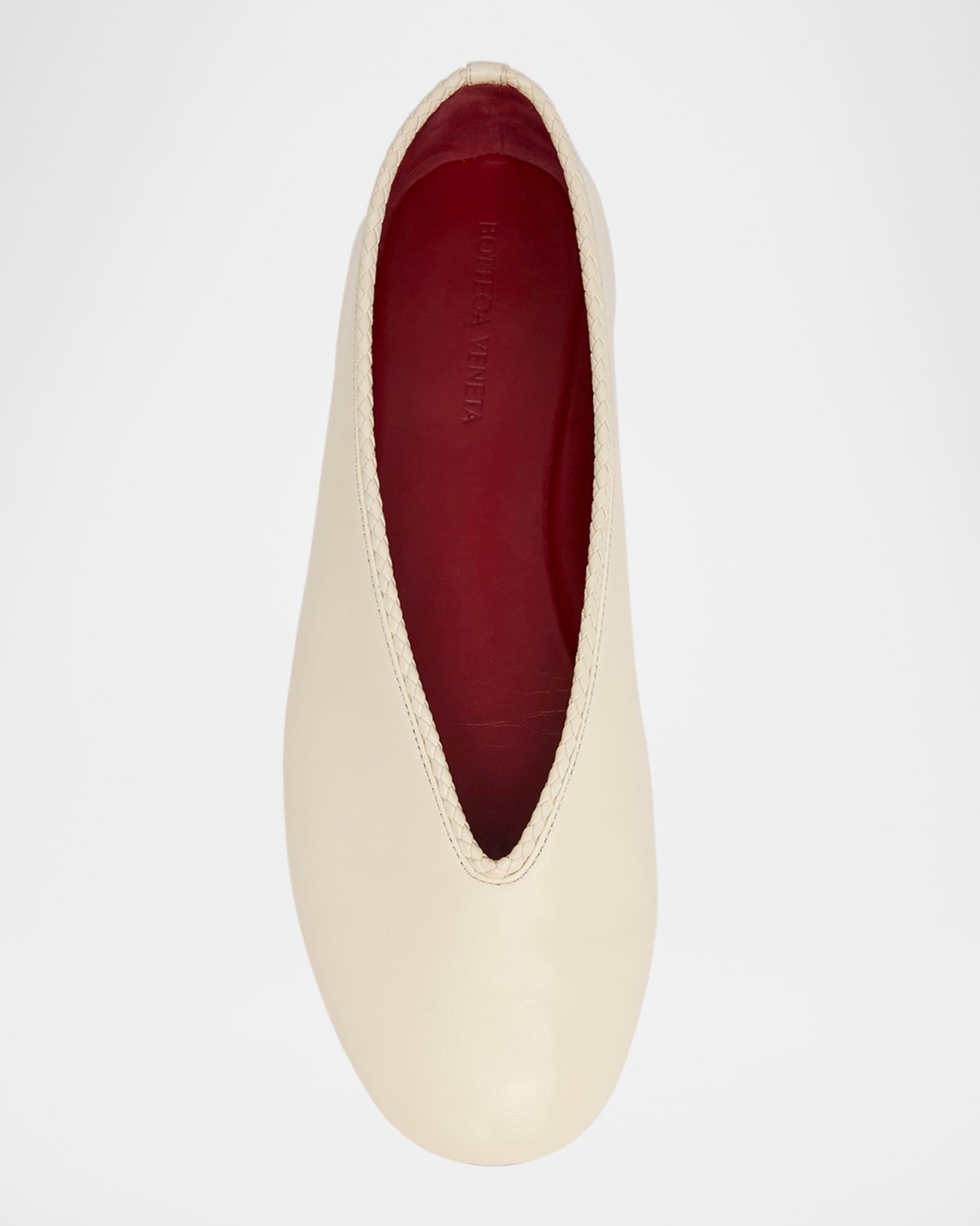Lagoon Nappa Leather Ballerina Flats Product Image