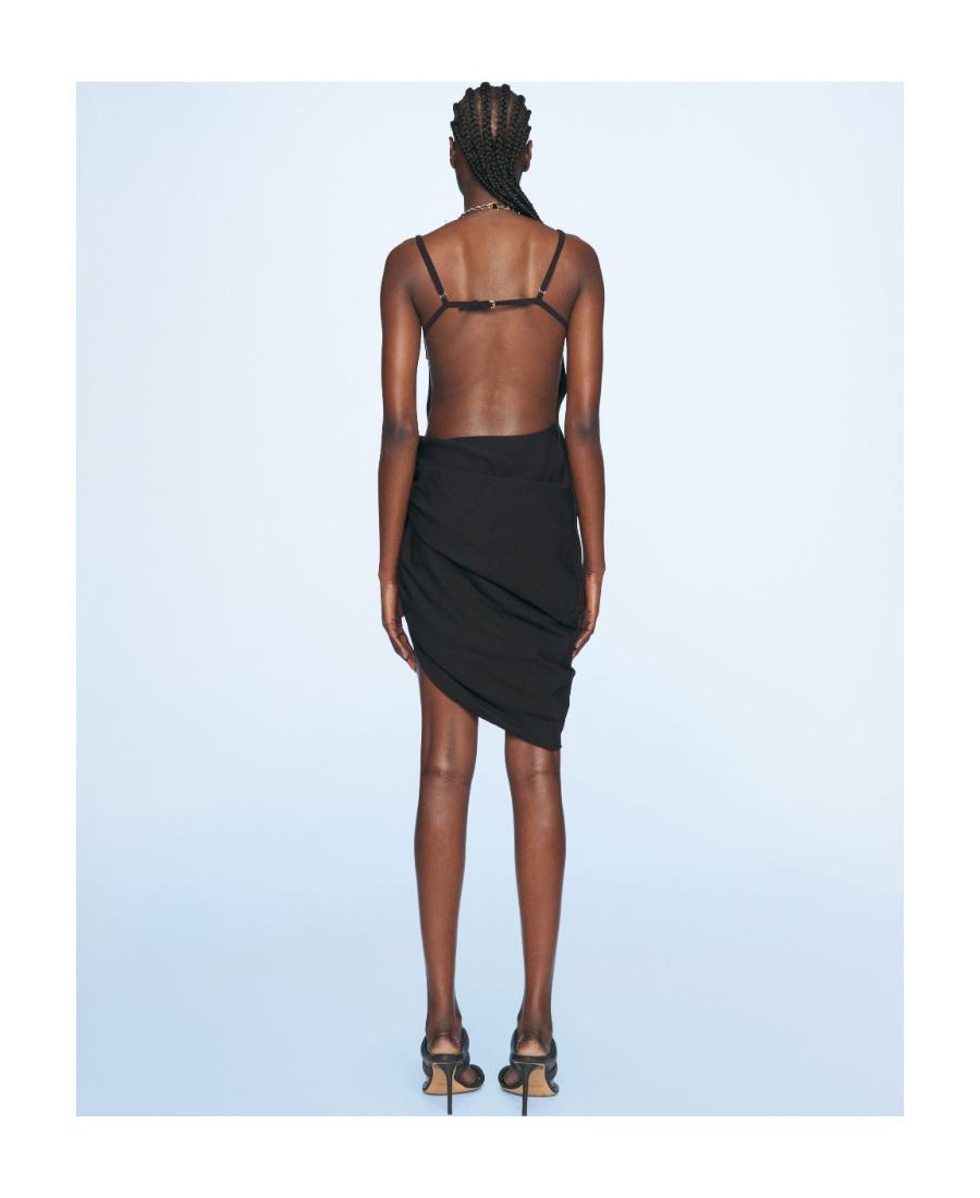 Black Les Classiques 'La robe Saudade' Minidress Product Image
