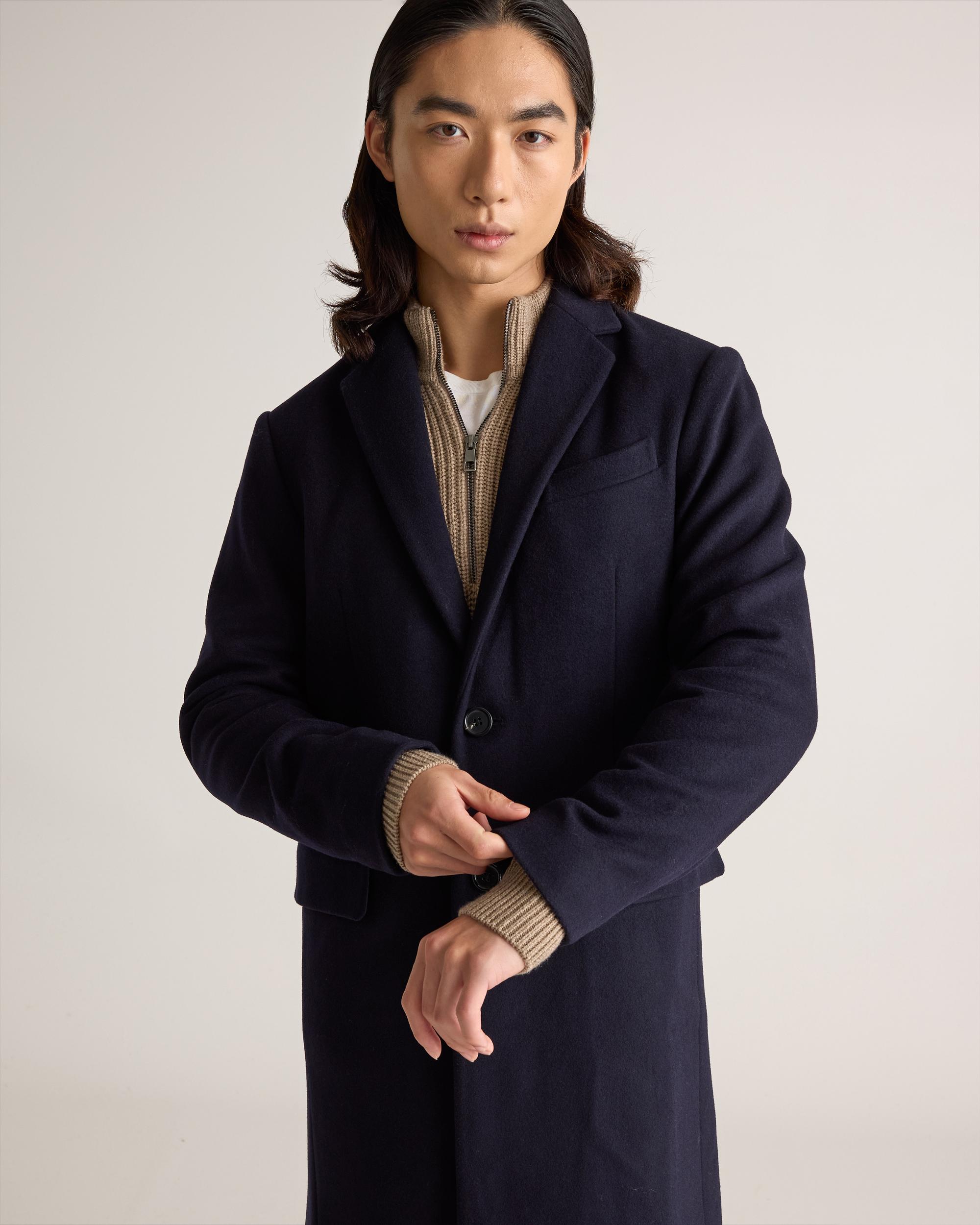 Quince | Men's Italian Wool Overcoat Wool/Nylon Product Image