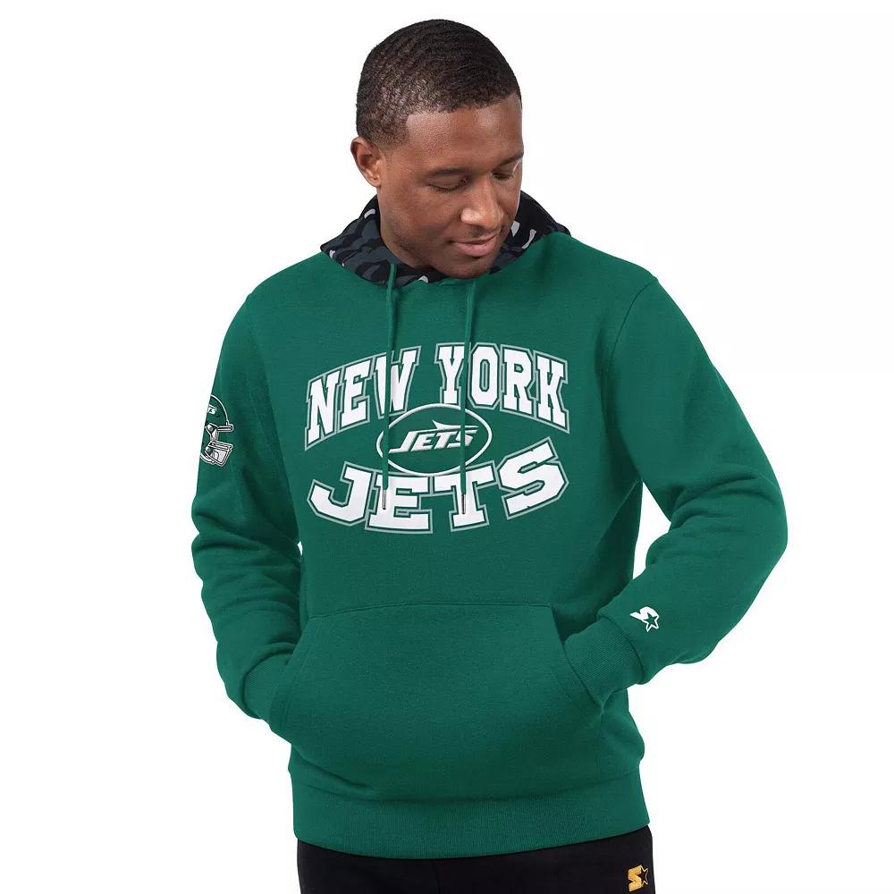 Men's Starter Green New York Jets Thursday Night Gridiron Pullover Hoodie,  Product Image