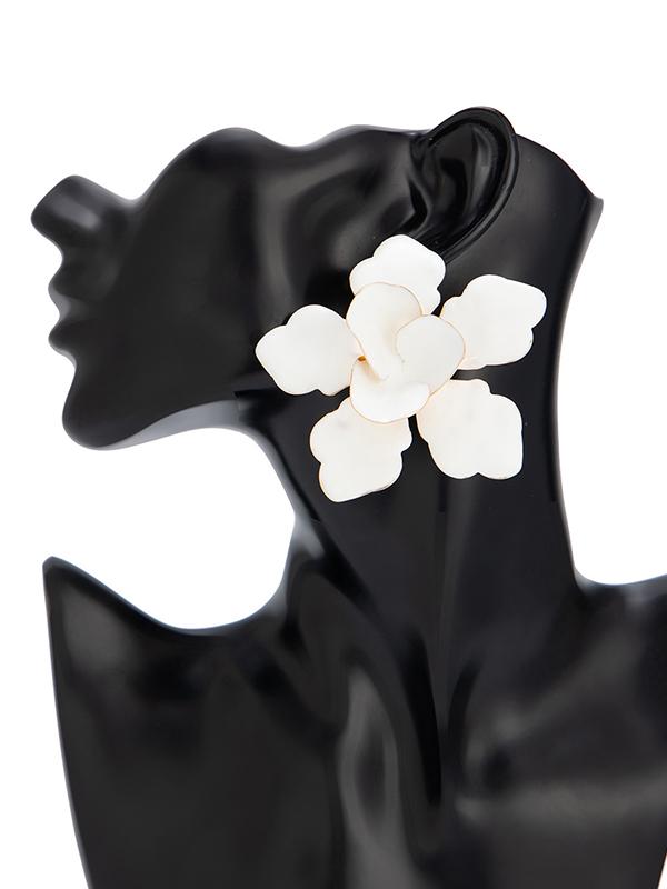 Flower Shape Drop Earrings Product Image