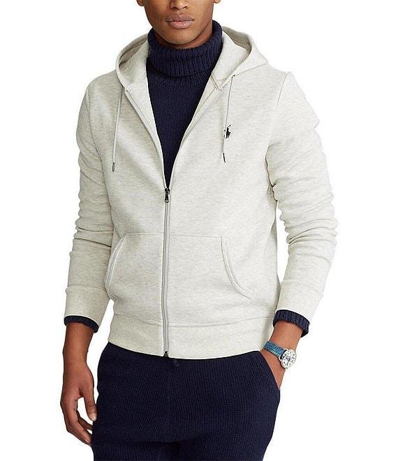 Polo Ralph Lauren Double-Knit Heathered Full-Zip Hoodie Product Image
